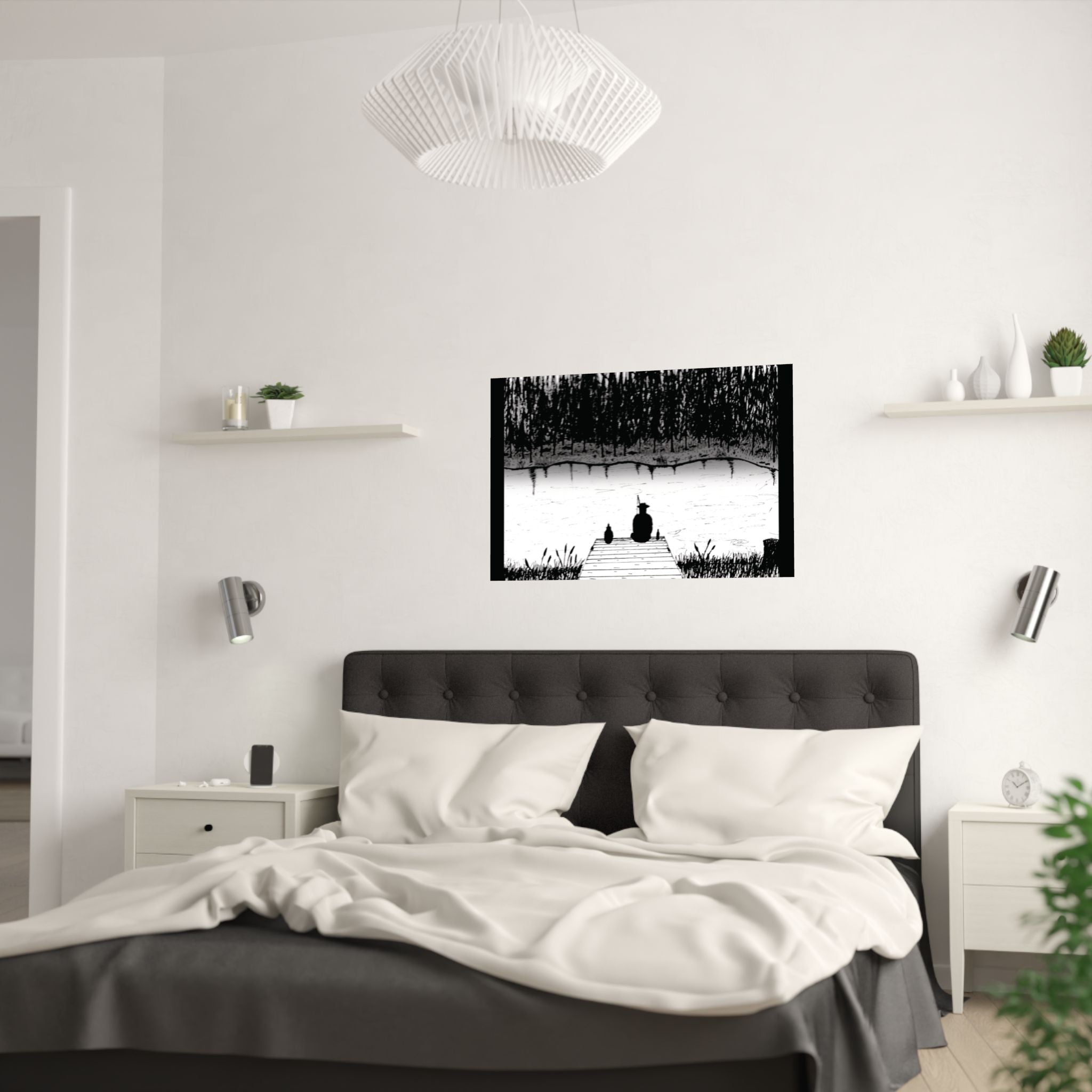 Still Waters Satin Poster