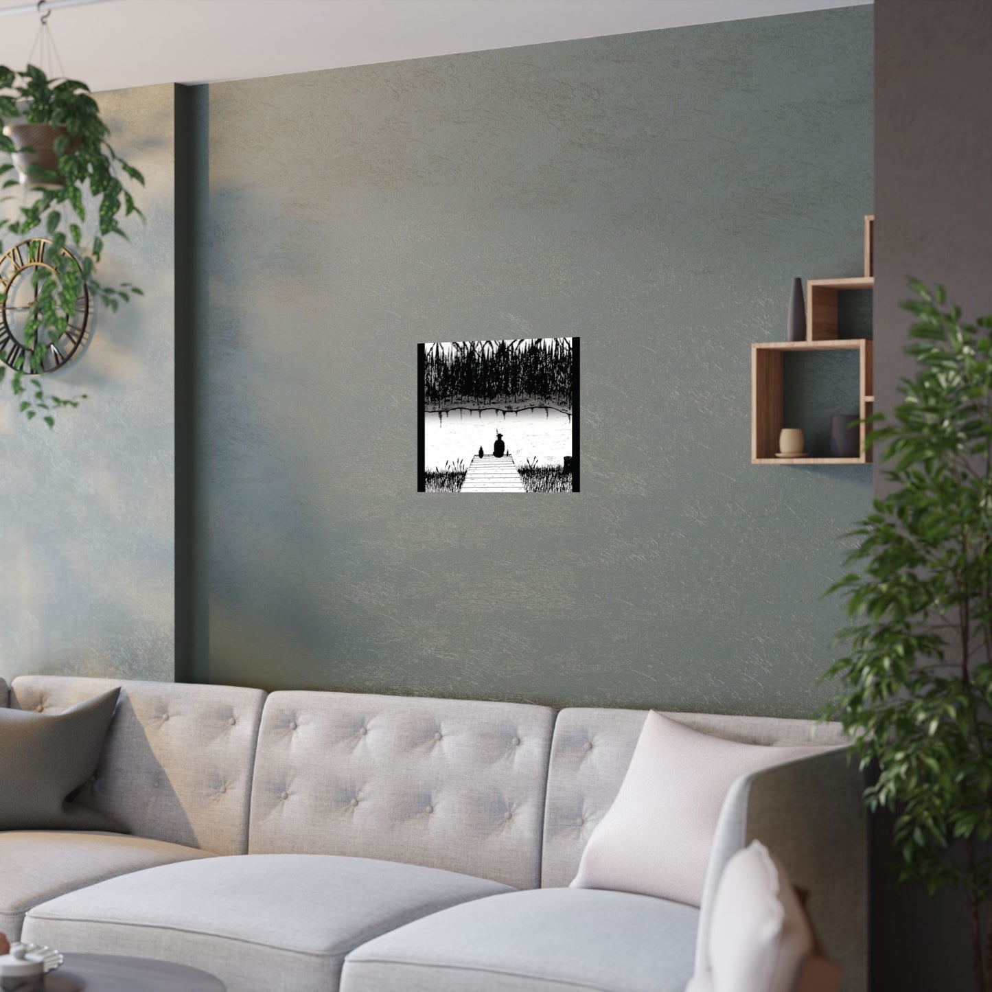 Sun & Storm: Still Waters Satin Poster