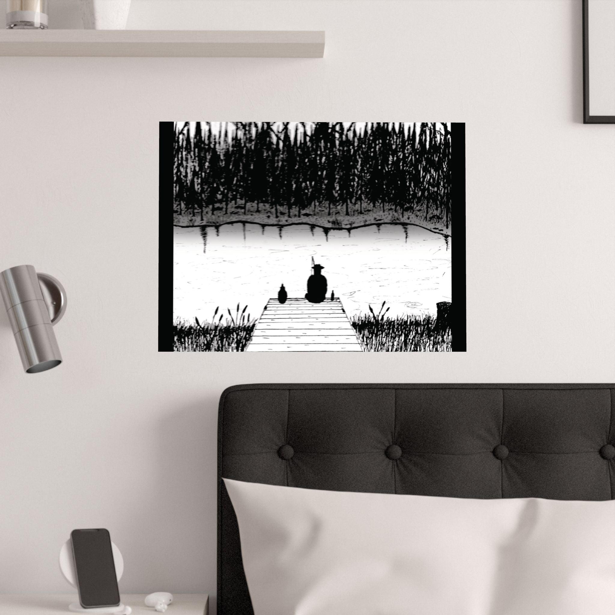 Still Waters Satin Poster