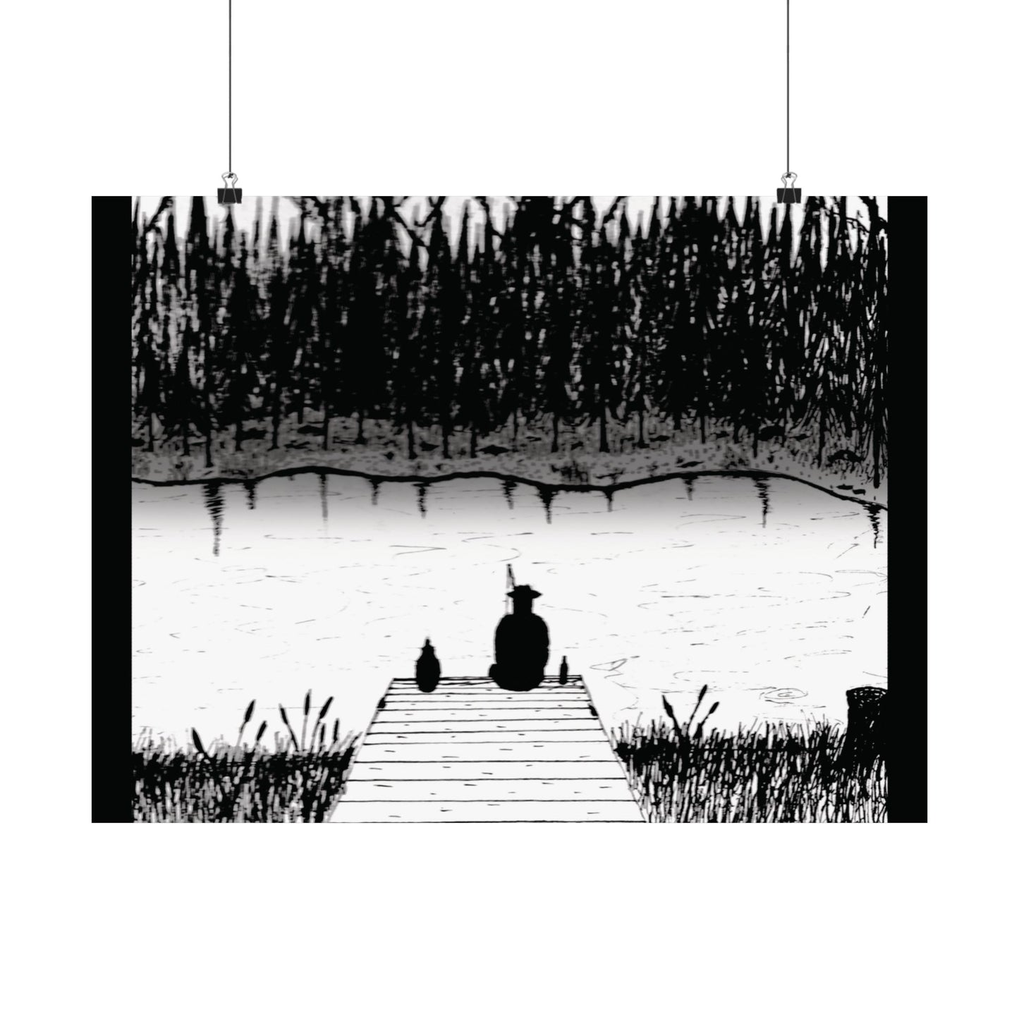 Sun & Storm: Still Waters Satin Poster