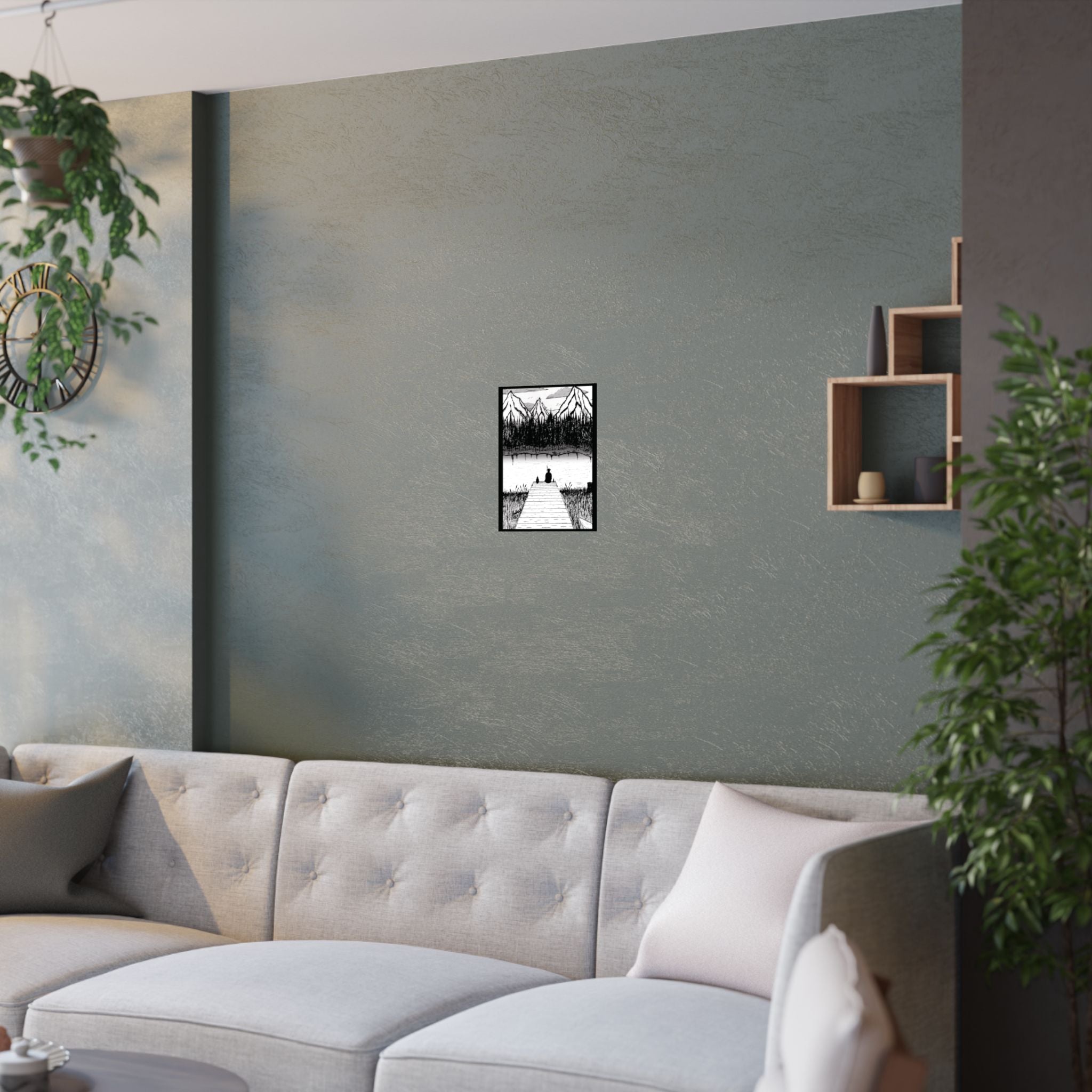 Still Waters Satin Poster