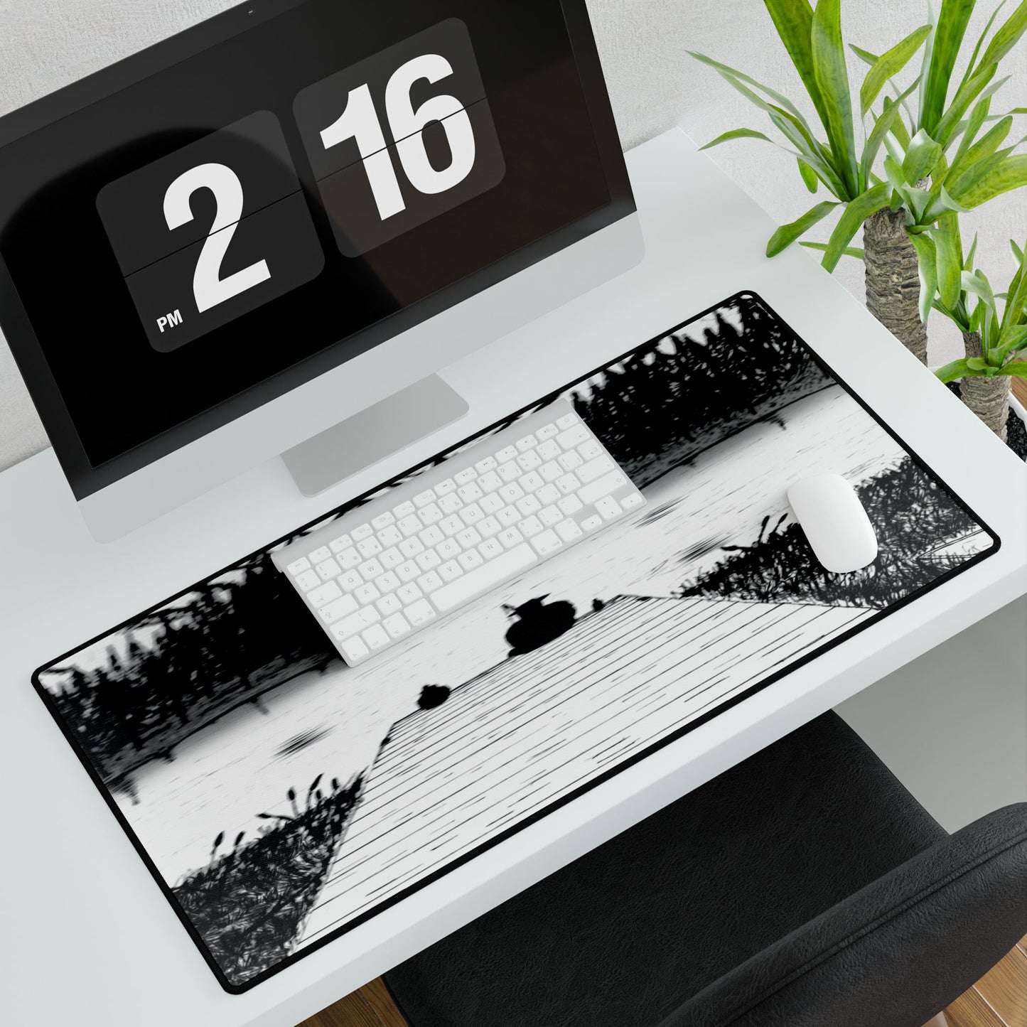 Sun & Storm: Dockside Focus Desk Mat, 31.5" x 15.5"