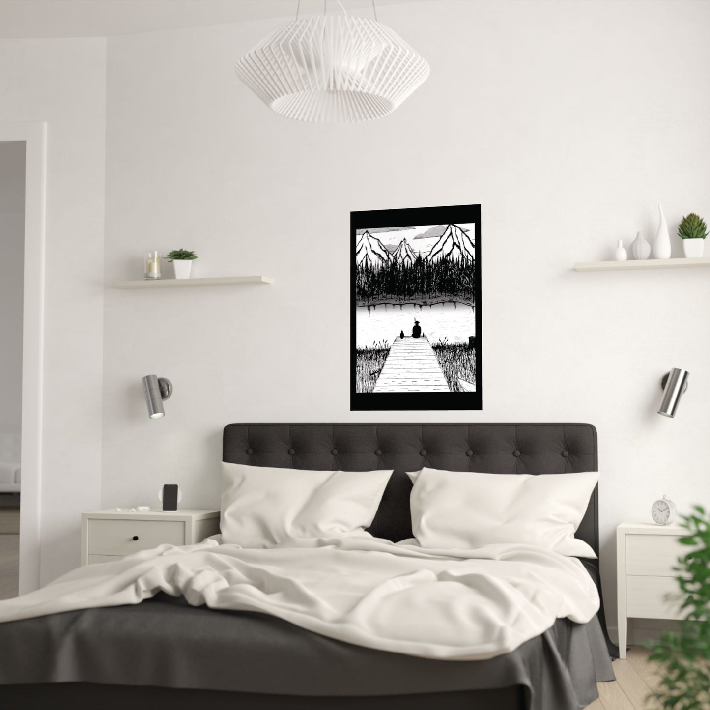 Sun & Storm: Still Waters Satin Poster