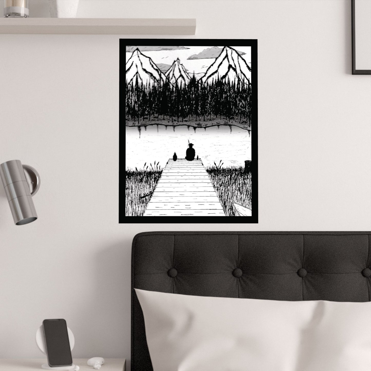 Sun & Storm: Still Waters Satin Poster
