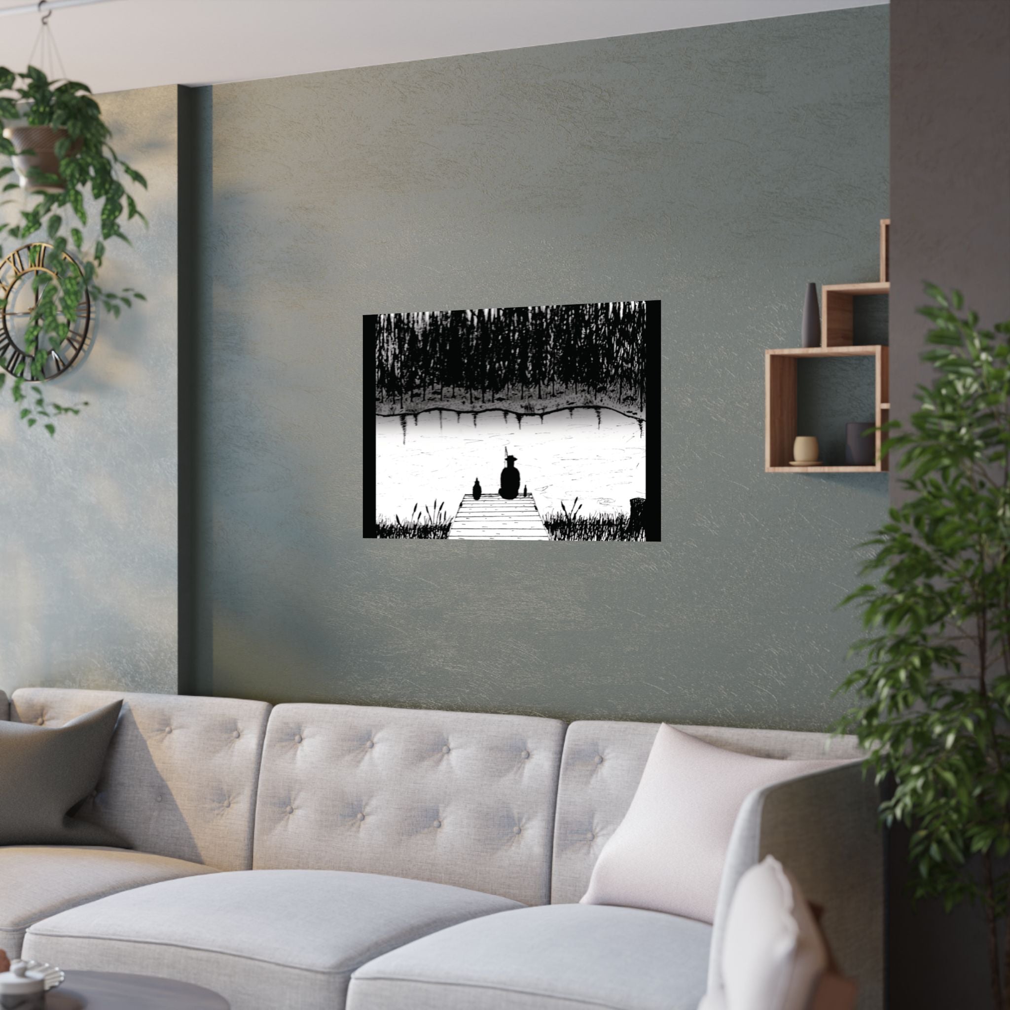 Still Waters Satin Poster