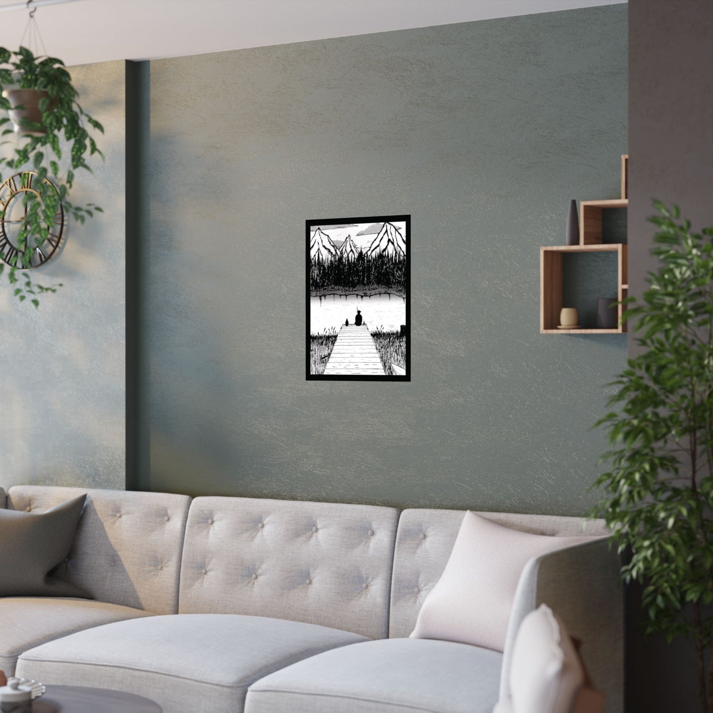 Sun & Storm: Still Waters Satin Poster