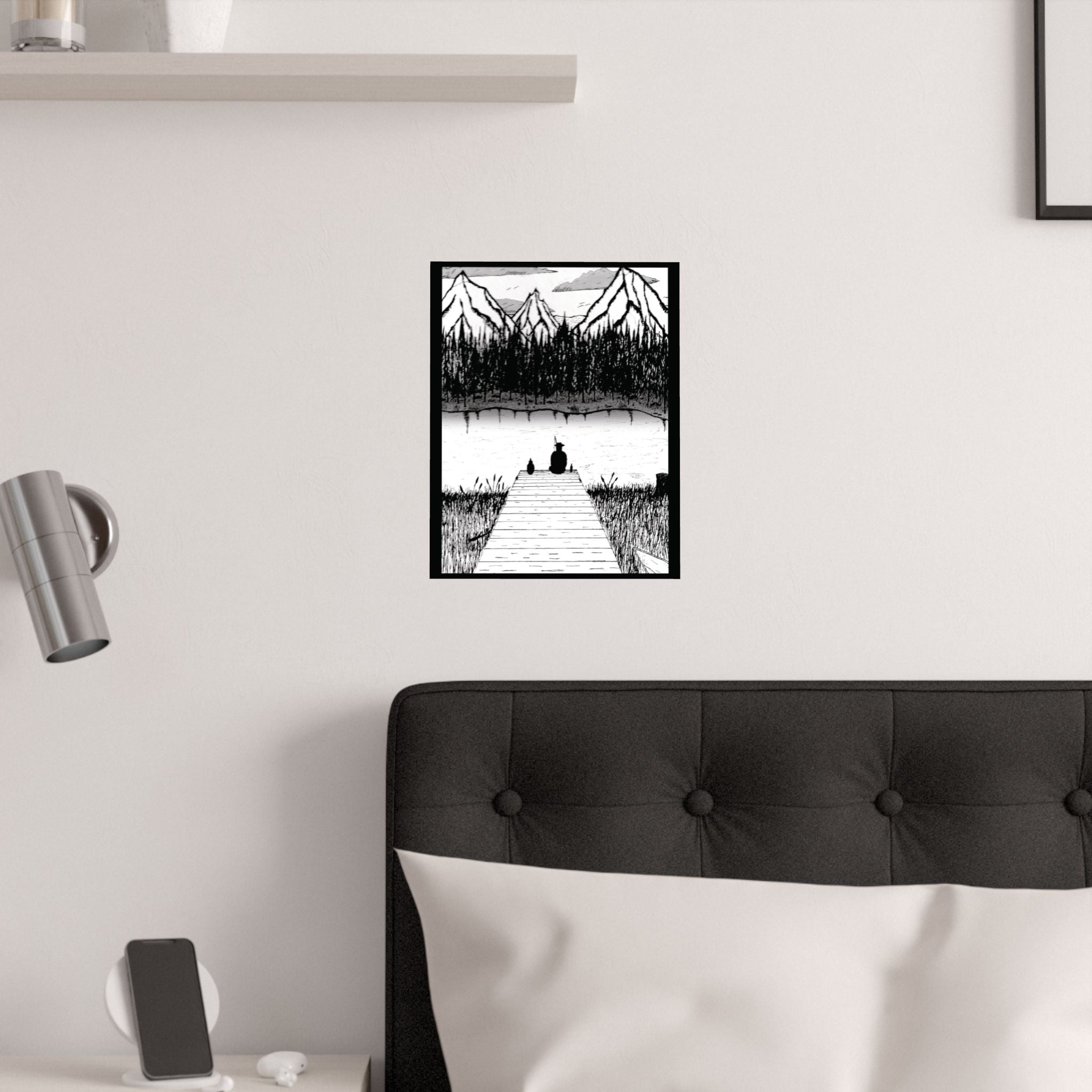 Still Waters Satin Poster