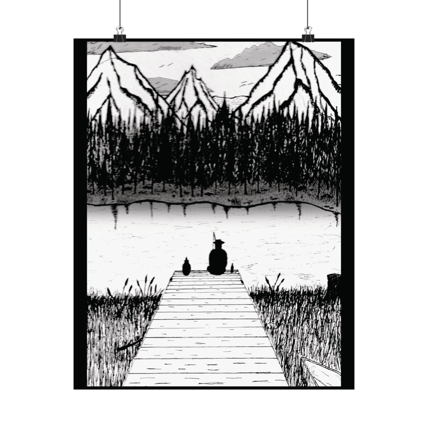 Sun & Storm: Still Waters Satin Poster