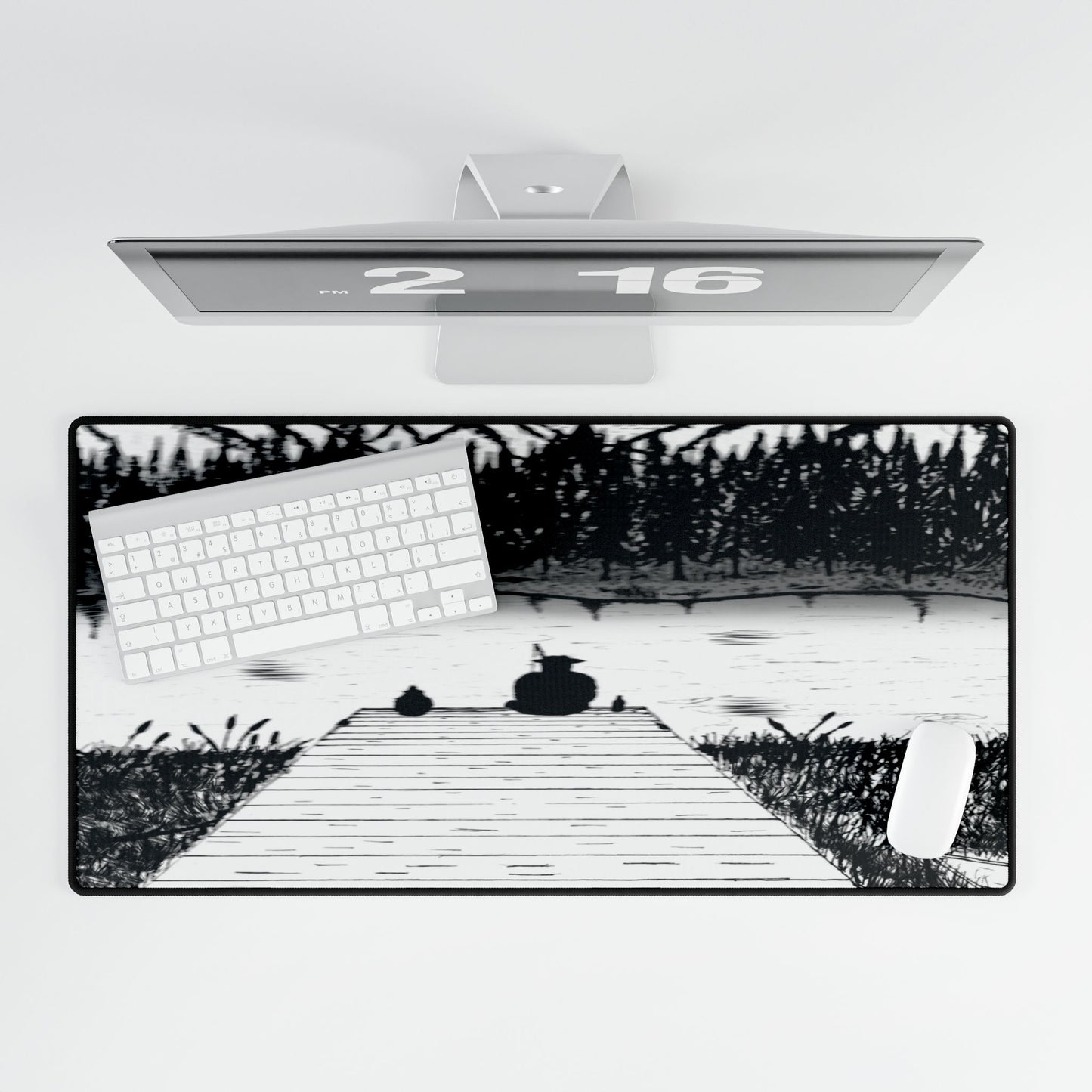 Sun & Storm: Dockside Focus Desk Mat, 31.5" x 15.5"