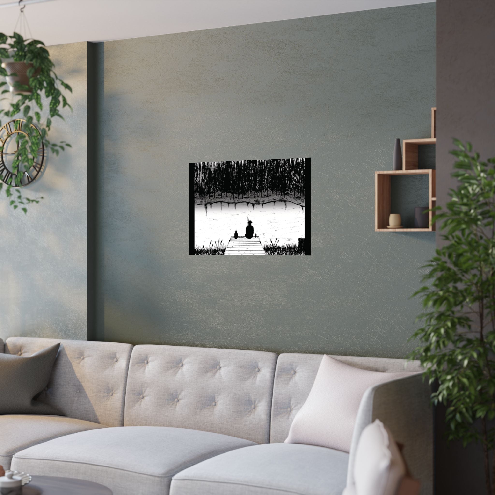 Still Waters Satin Poster
