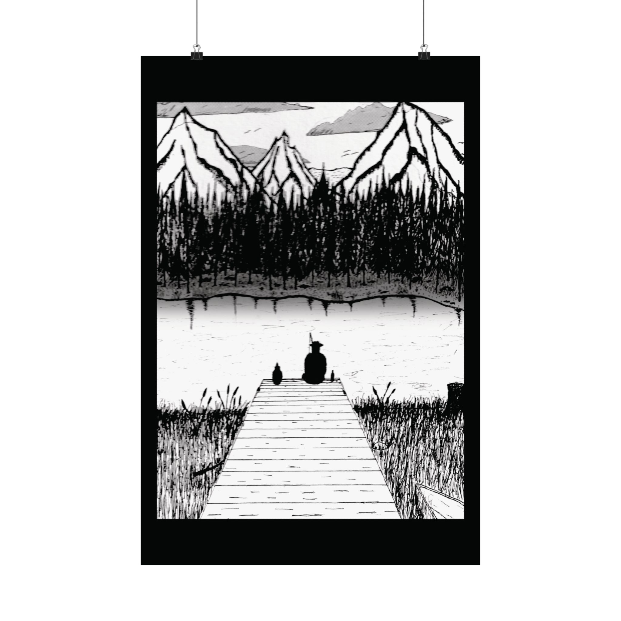Still Waters Satin Poster