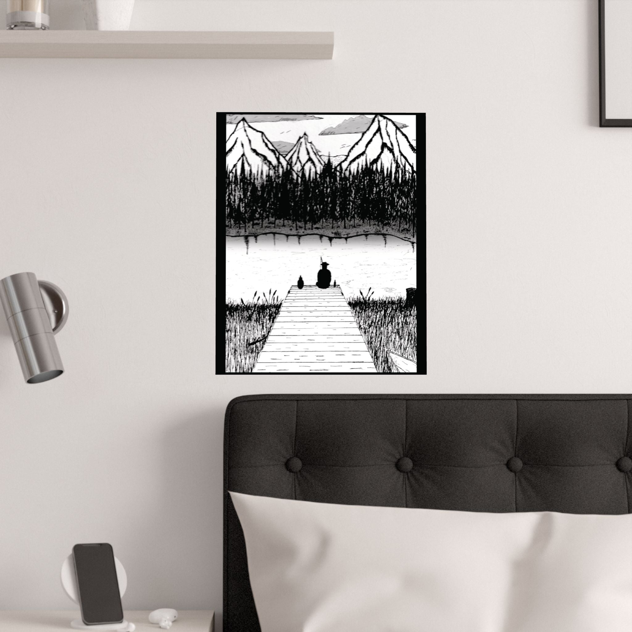 Still Waters Satin Poster