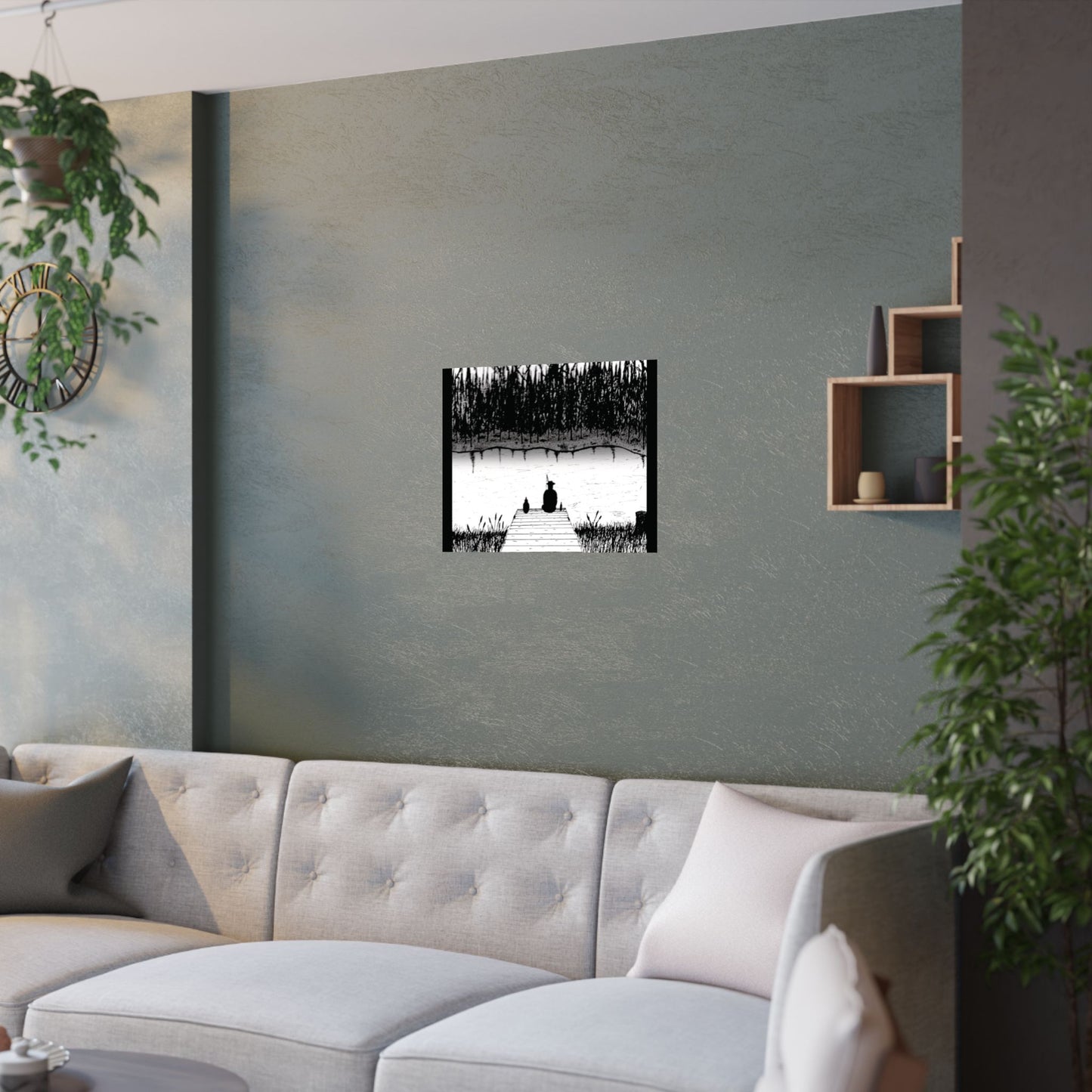 Sun & Storm: Still Waters Satin Poster