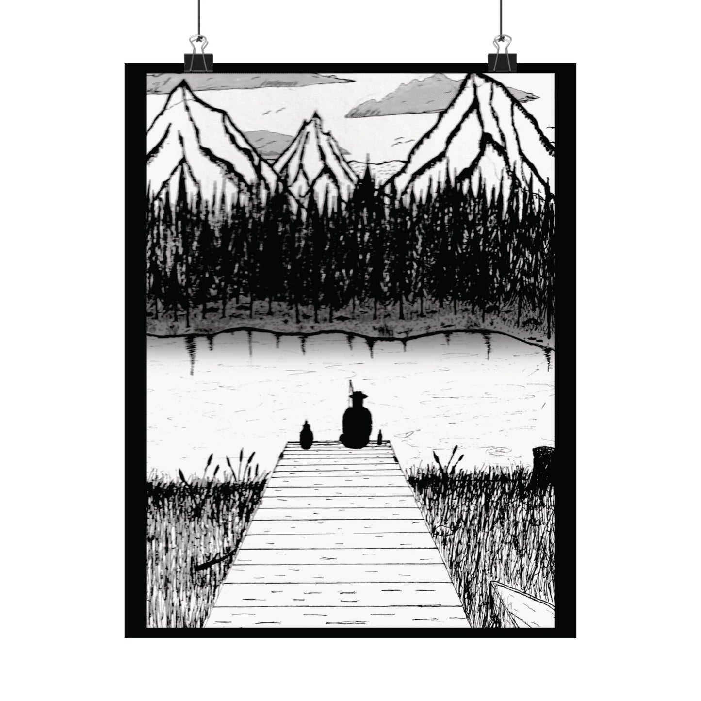Sun & Storm: Still Waters Satin Poster