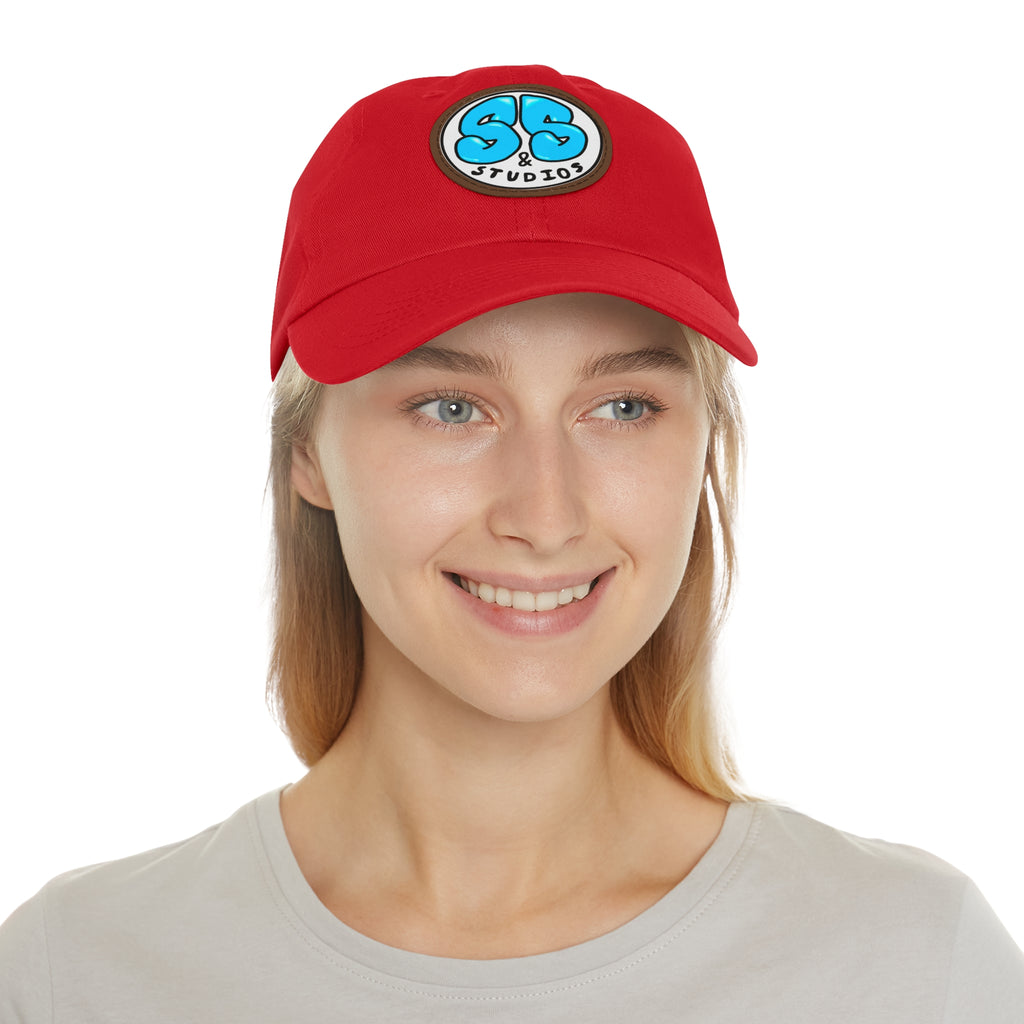 Leather Patch Logo Dad Hat