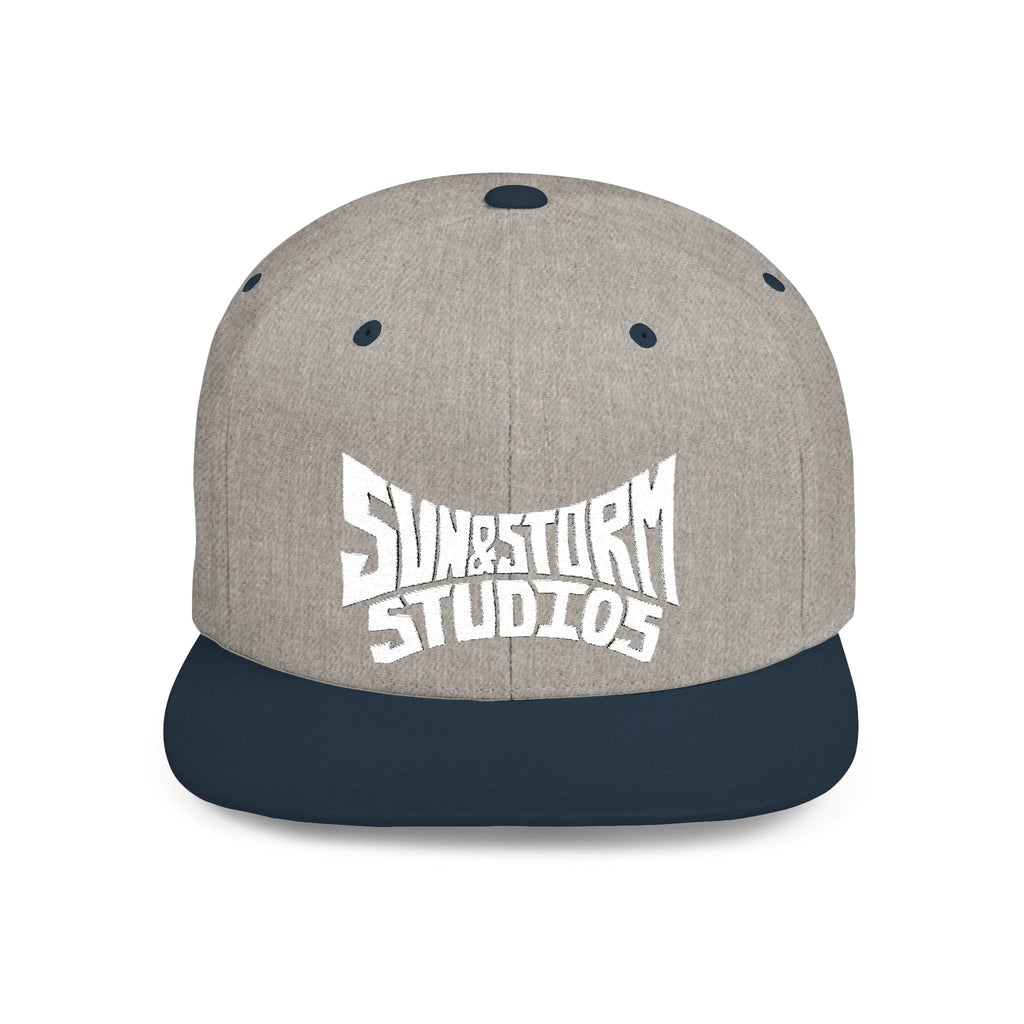 Flat Bill Snapback Alternate White