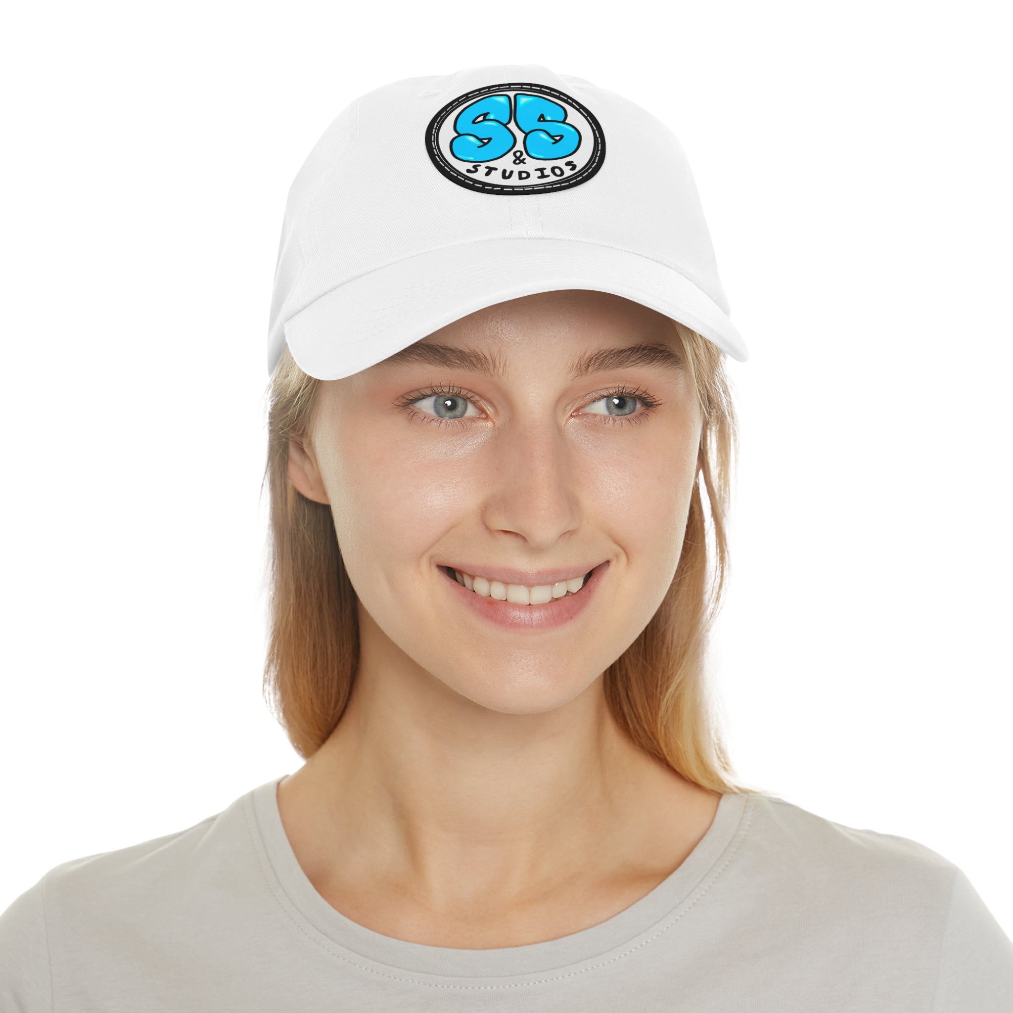 Leather Patch Logo Dad Hat