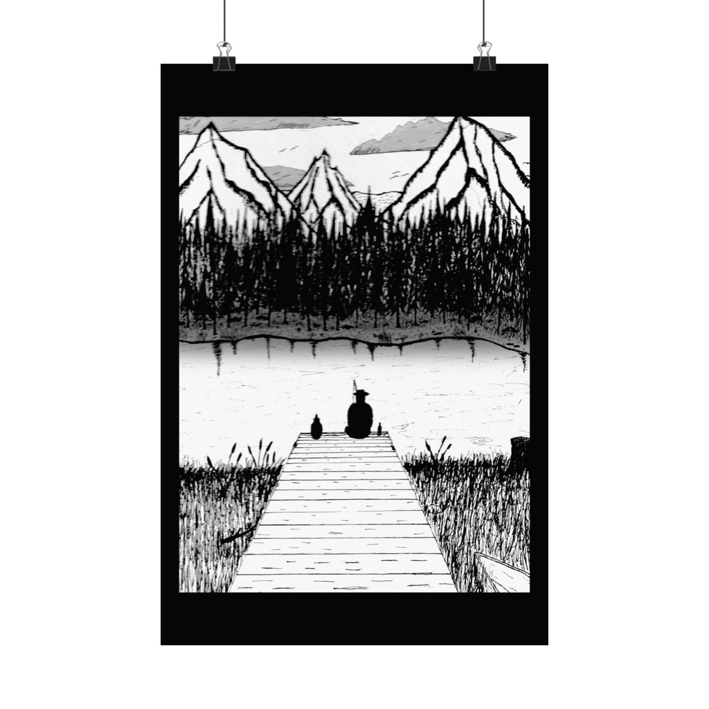 Still Waters Satin Poster