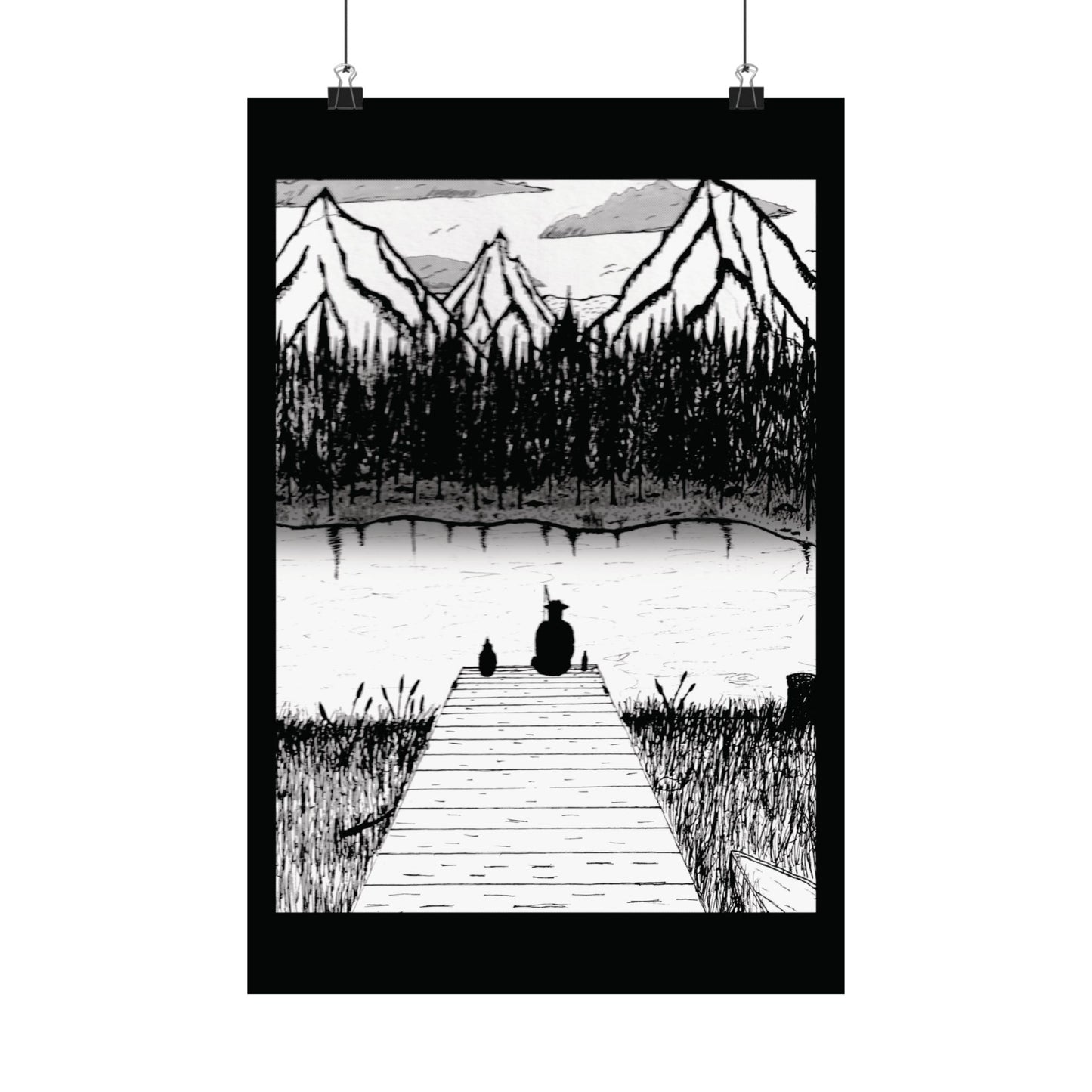 Sun & Storm: Still Waters Satin Poster
