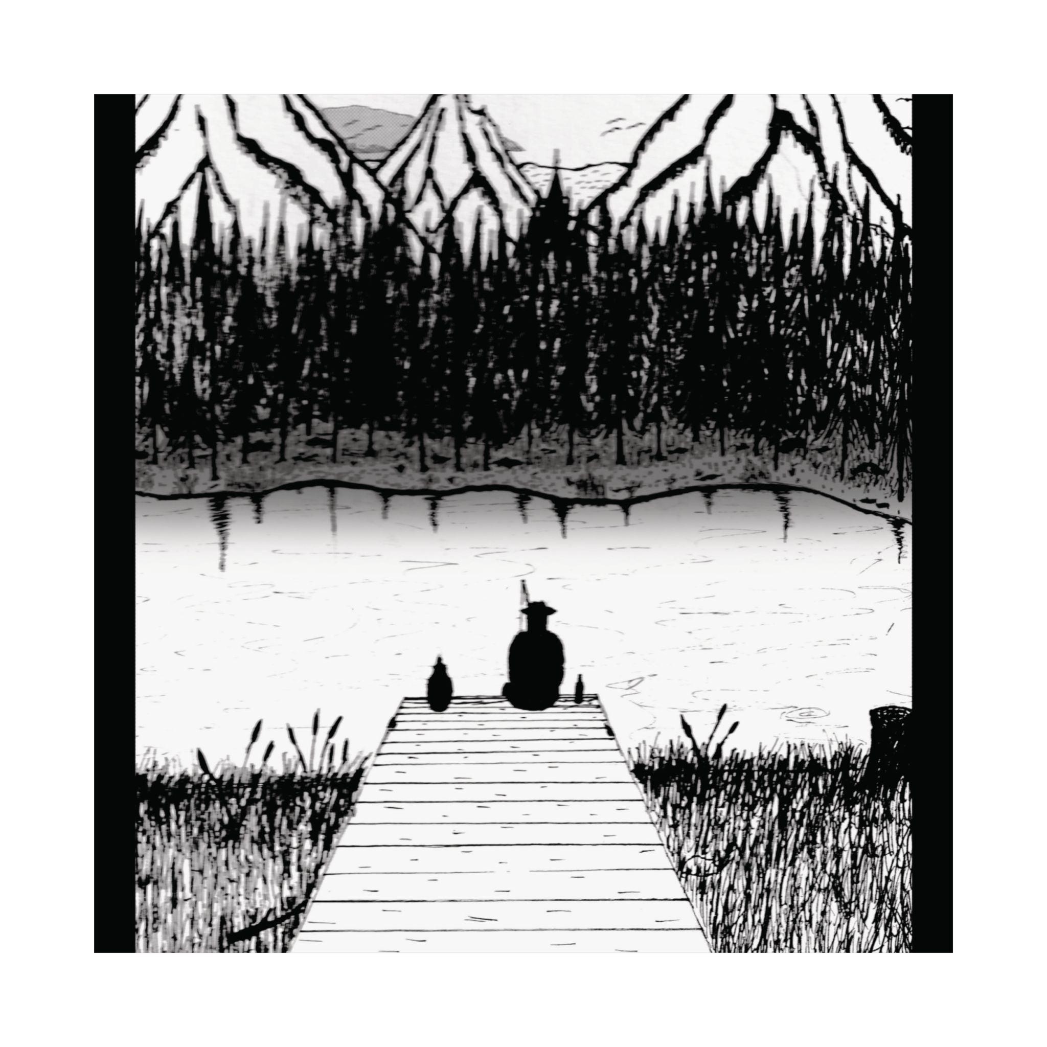 Still Waters Satin Poster