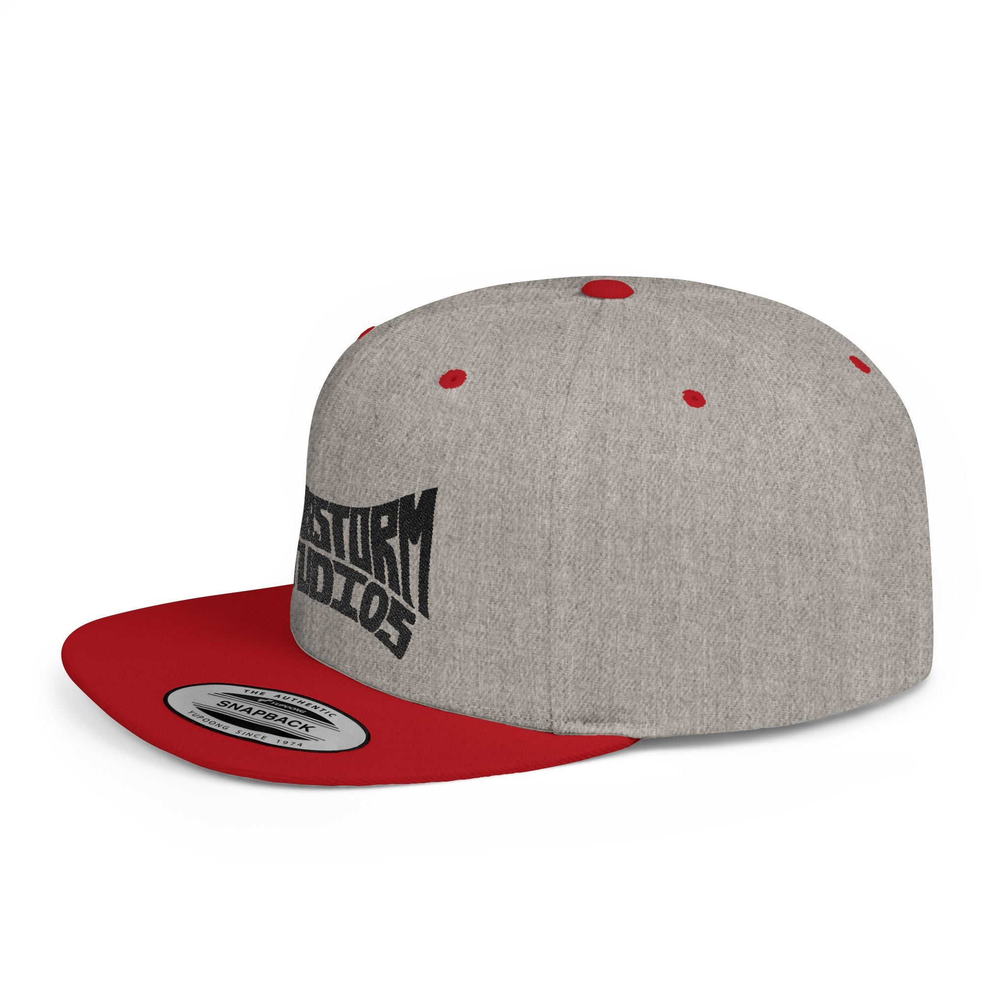 Flat Bill Snapback Alternate Black