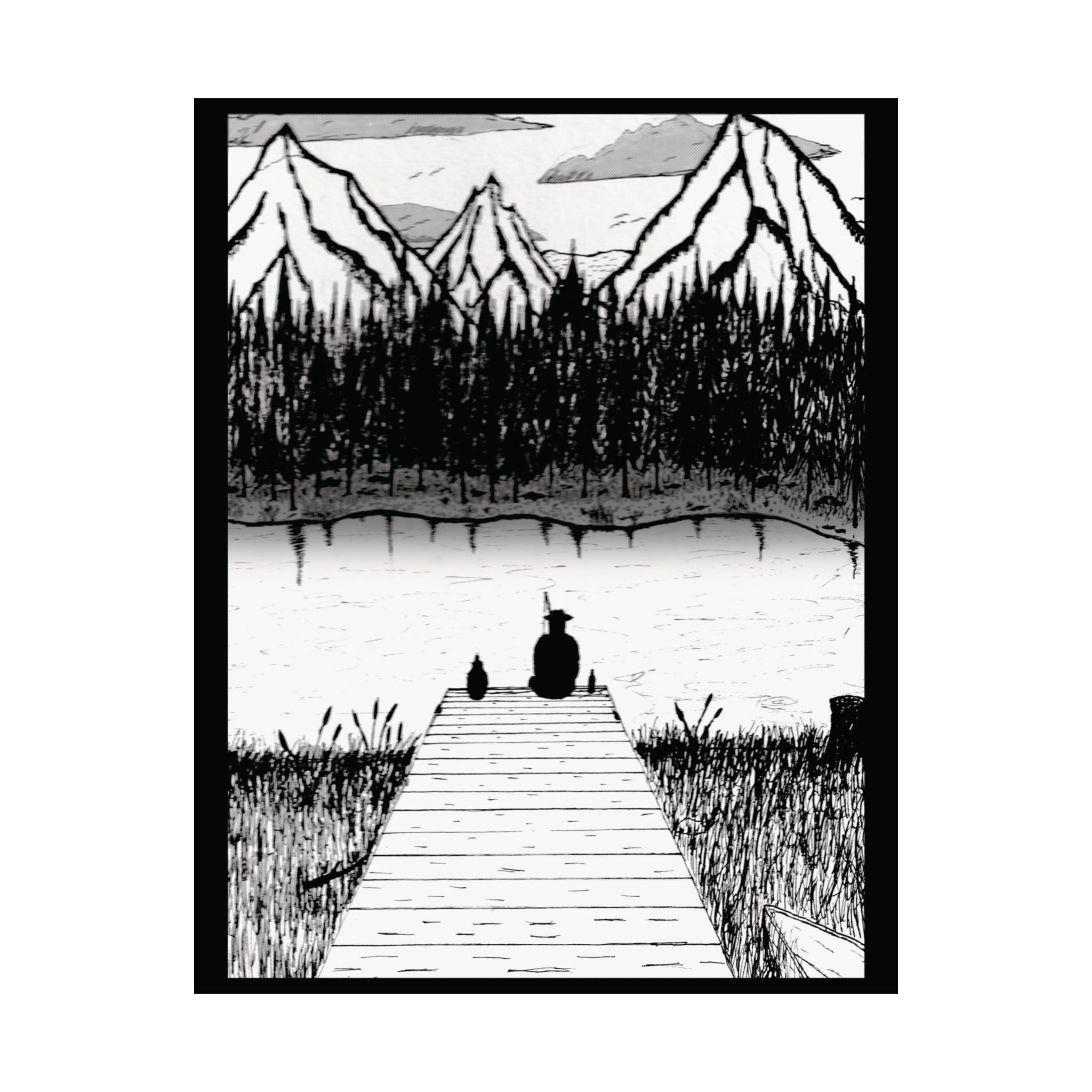 Still Waters Satin Poster