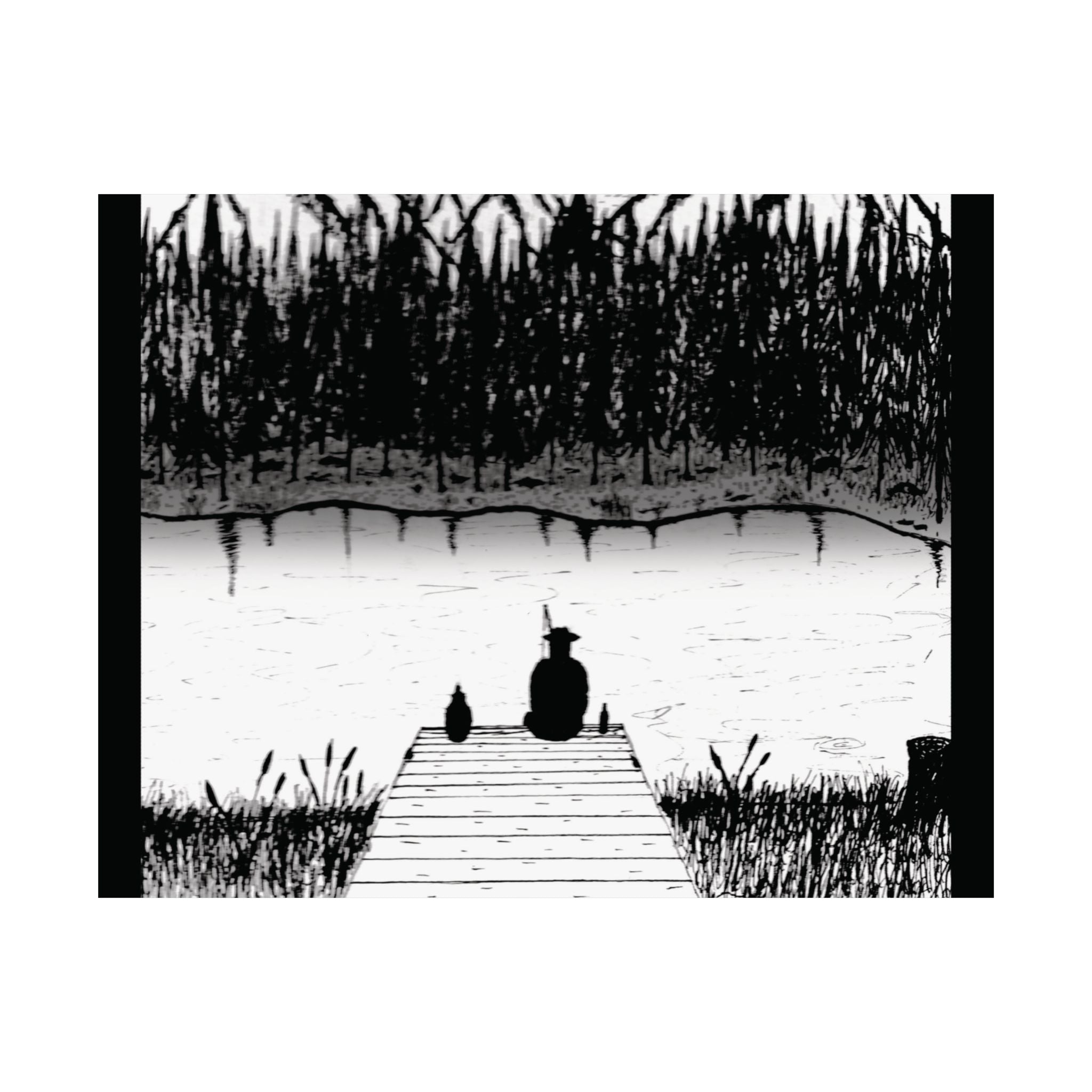 Still Waters Satin Poster