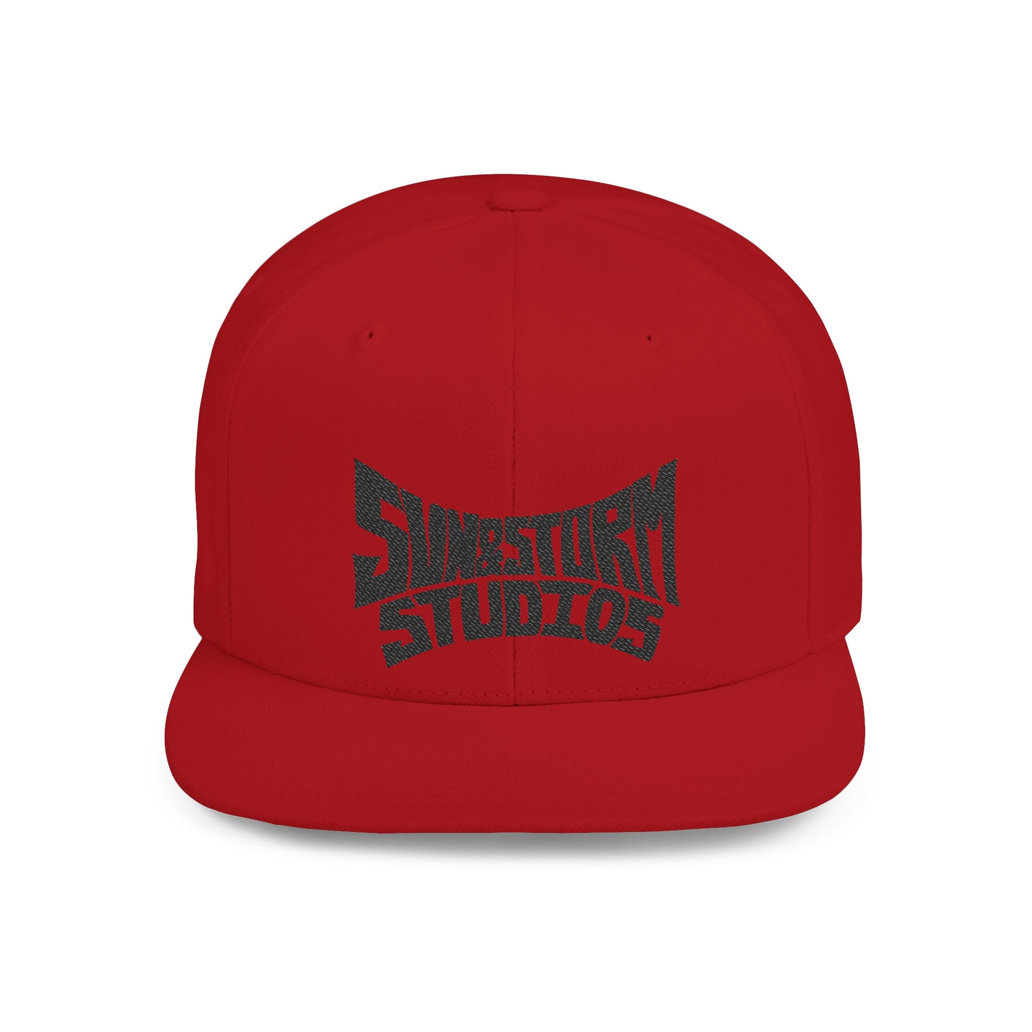 Flat Bill Snapback Alternate Black