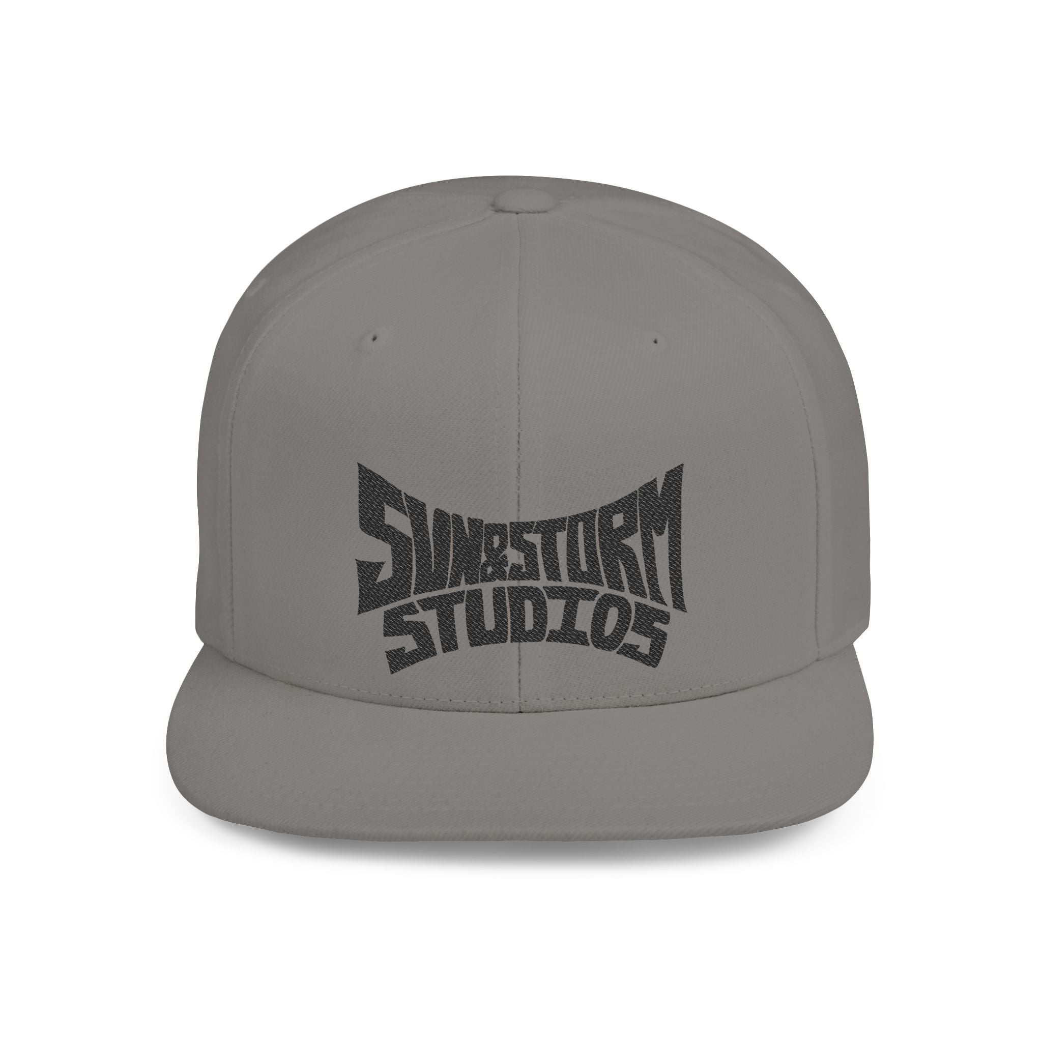 Flat Bill Snapback Alternate Black