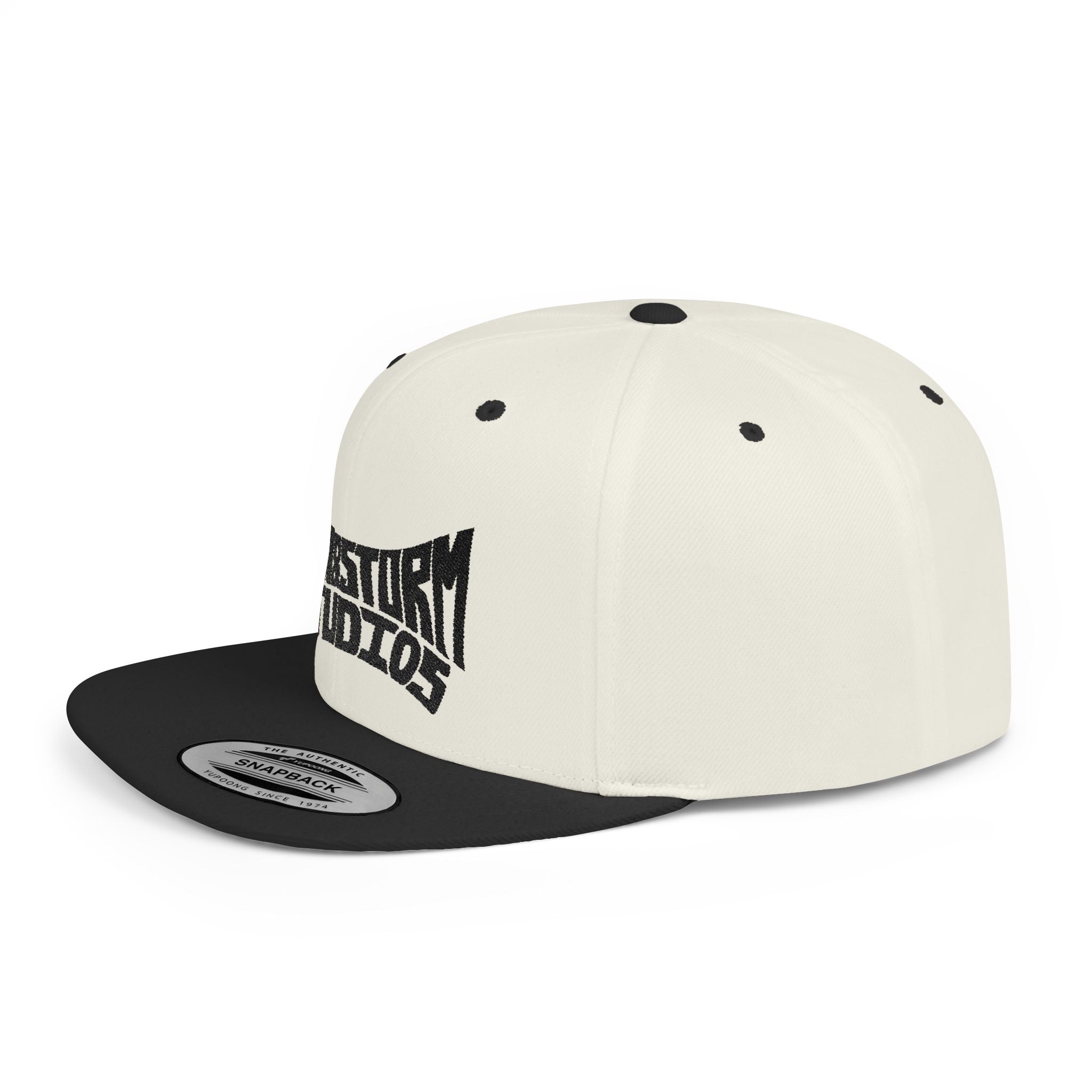 Flat Bill Snapback Alternate Black