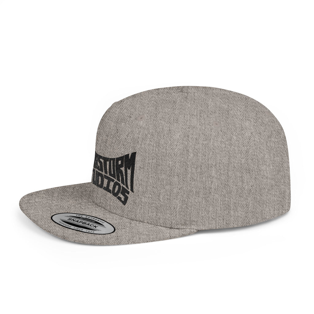 Flat Bill Snapback Alternate Black