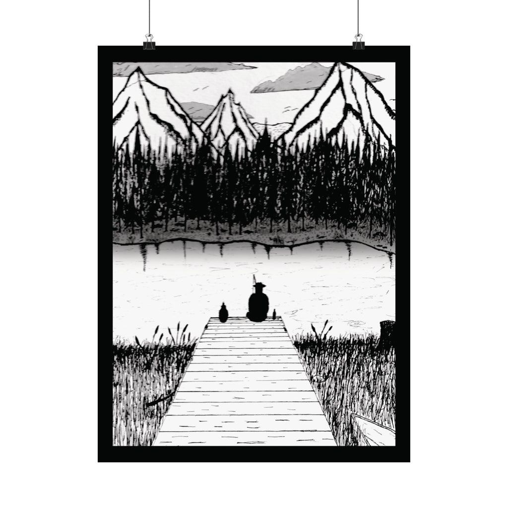 Still Waters Satin Poster