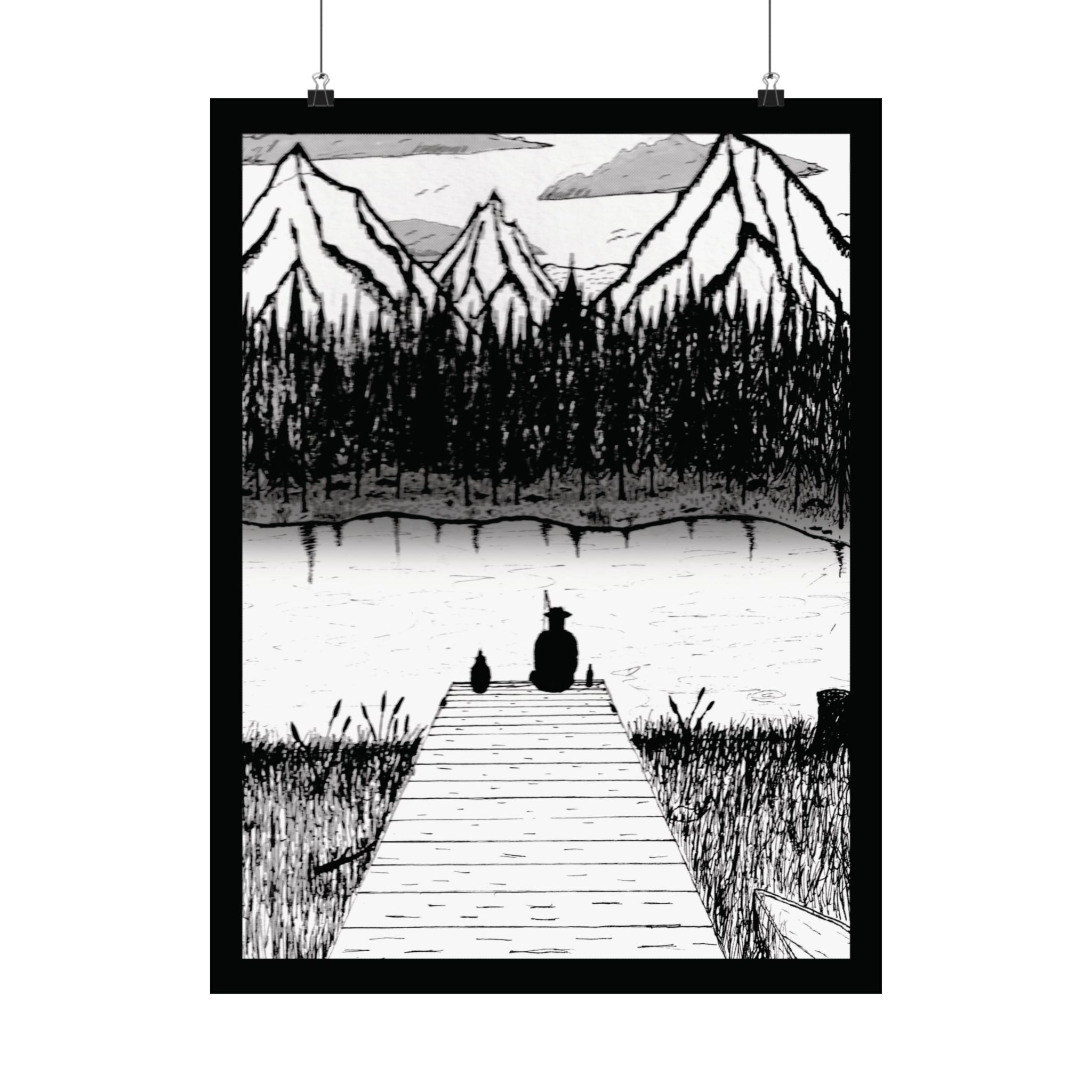 Still Waters Satin Poster