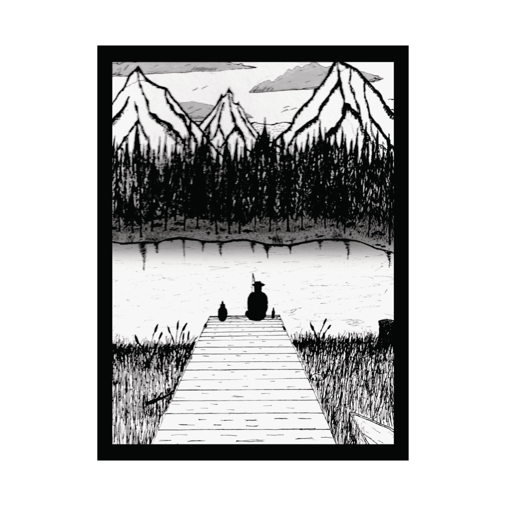 Still Waters Satin Poster