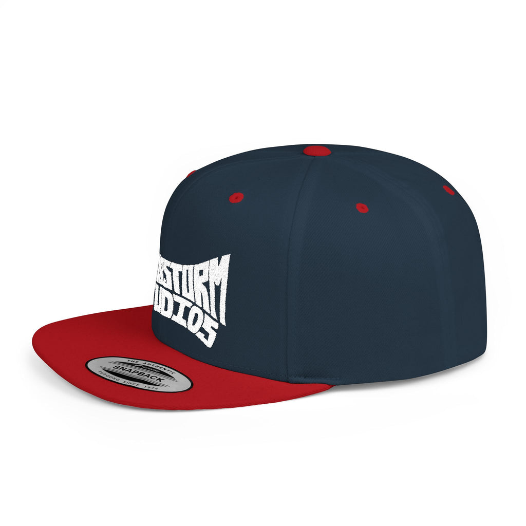 Flat Bill Snapback Alternate White