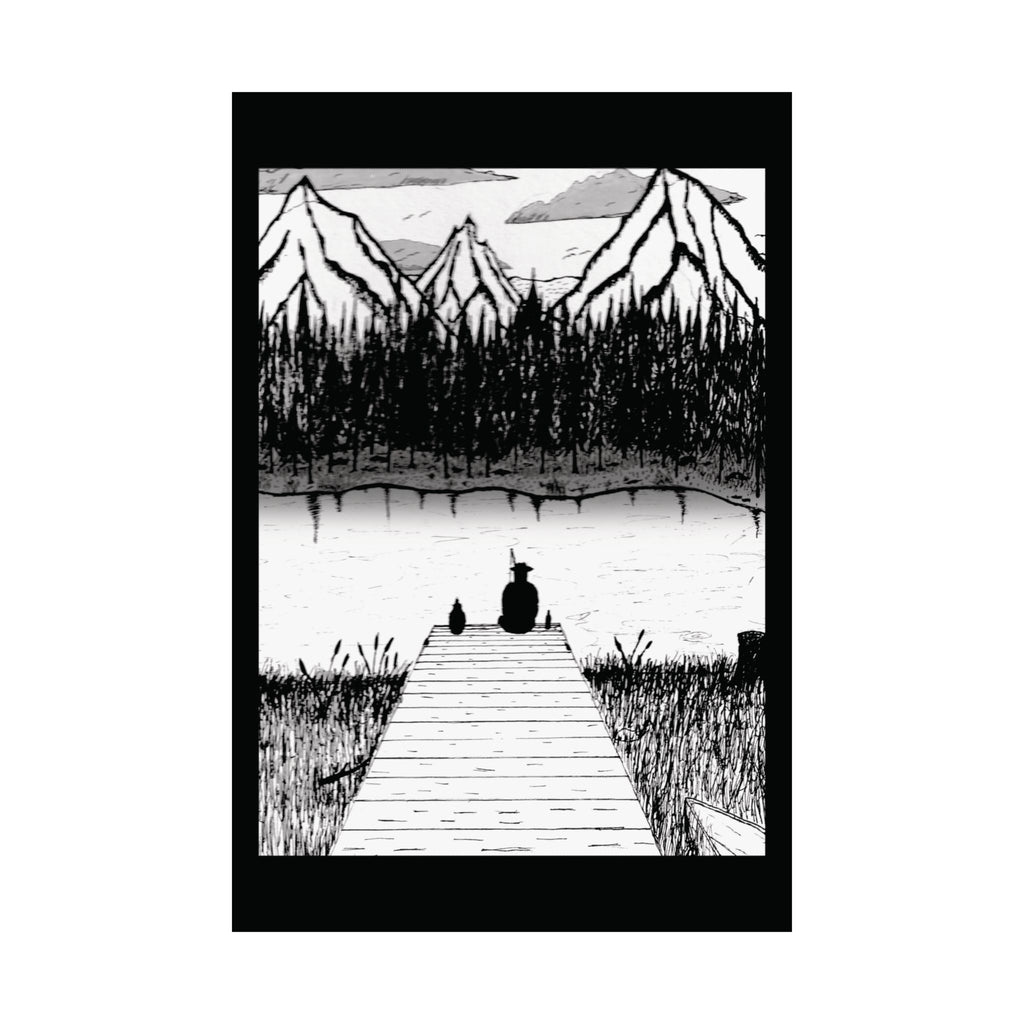 Still Waters Satin Poster