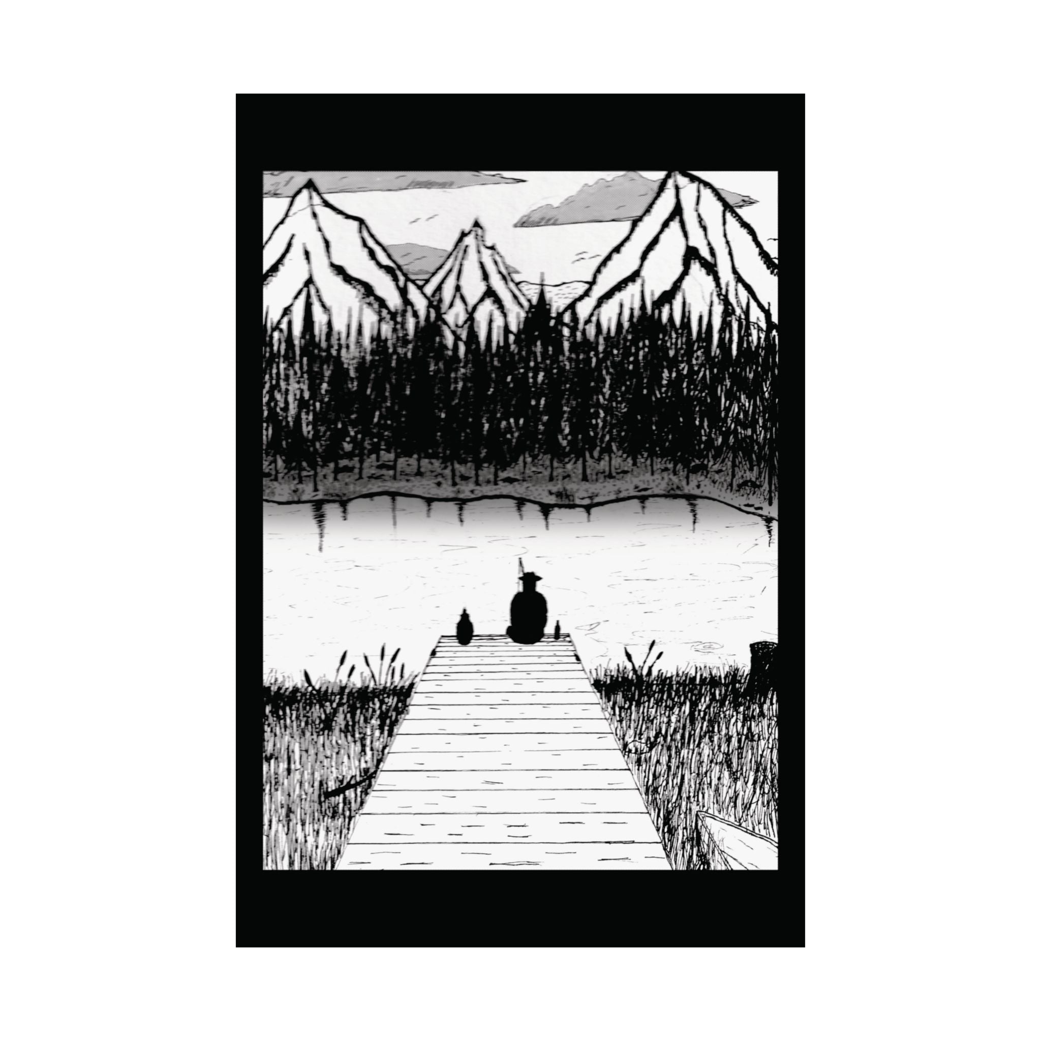 Still Waters Satin Poster