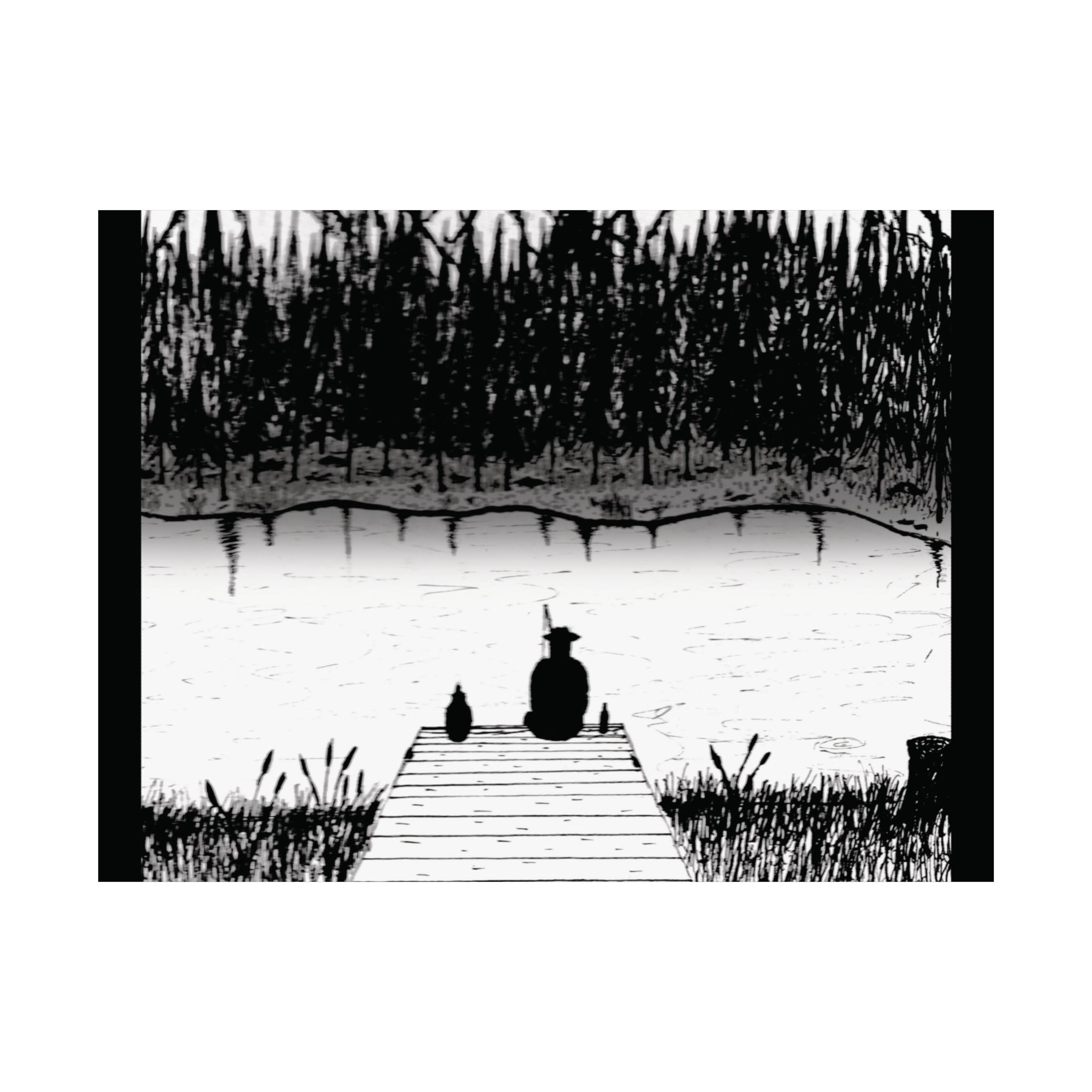 Still Waters Satin Poster