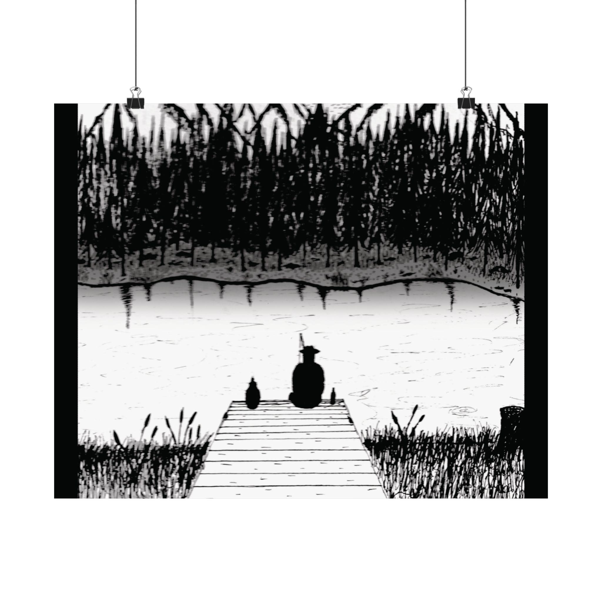 Still Waters Satin Poster