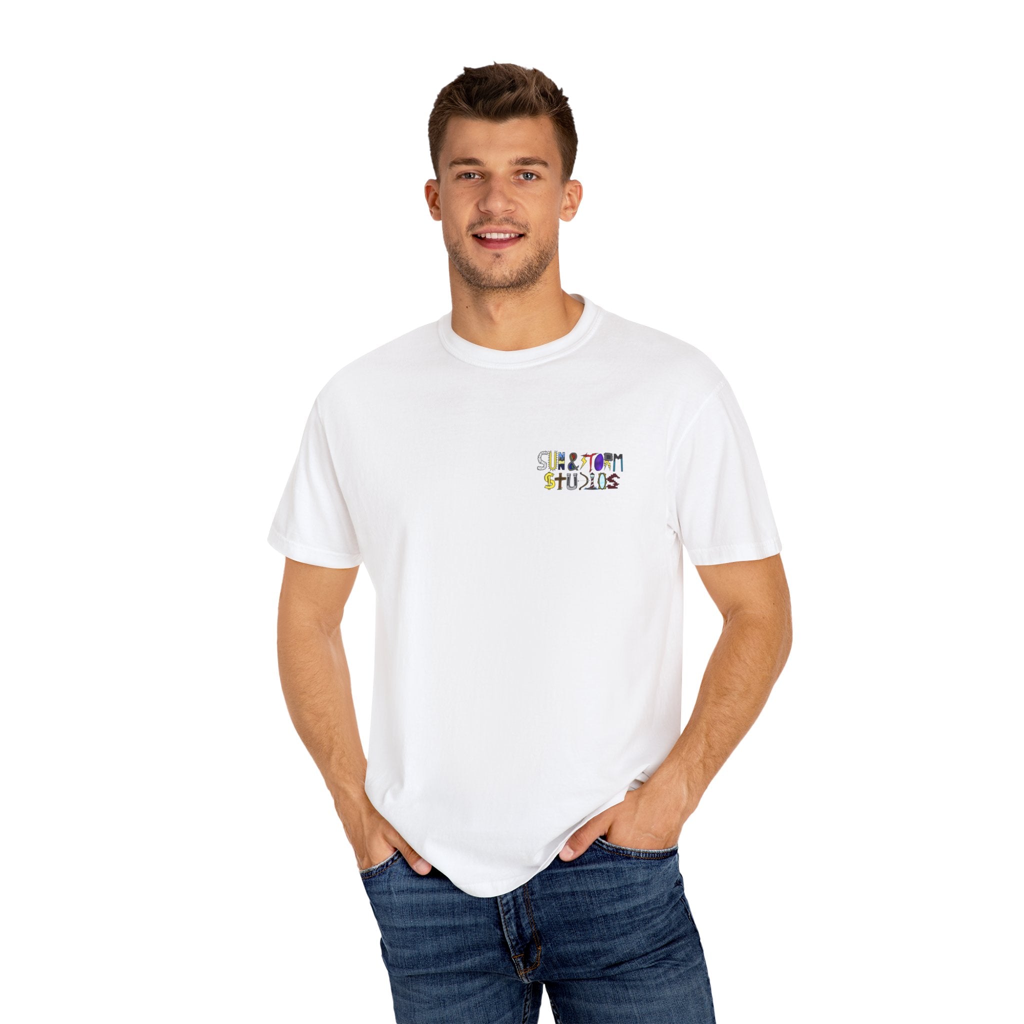 Small Logo Tee (Still Waters Graphic on Back)