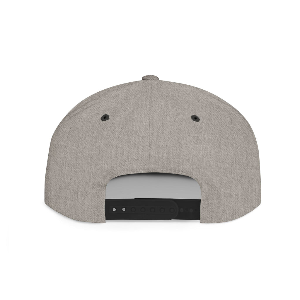 Flat Bill Snapback Alternate White