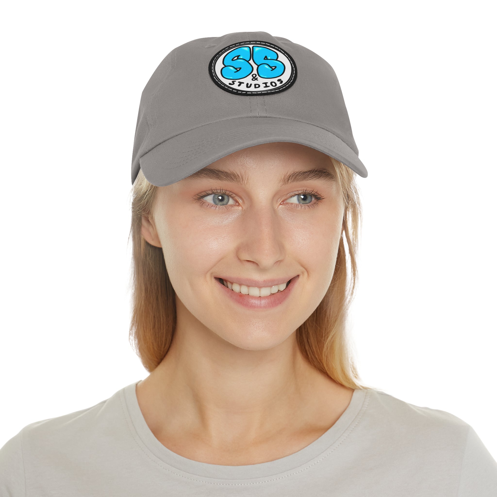 Leather Patch Logo Dad Hat