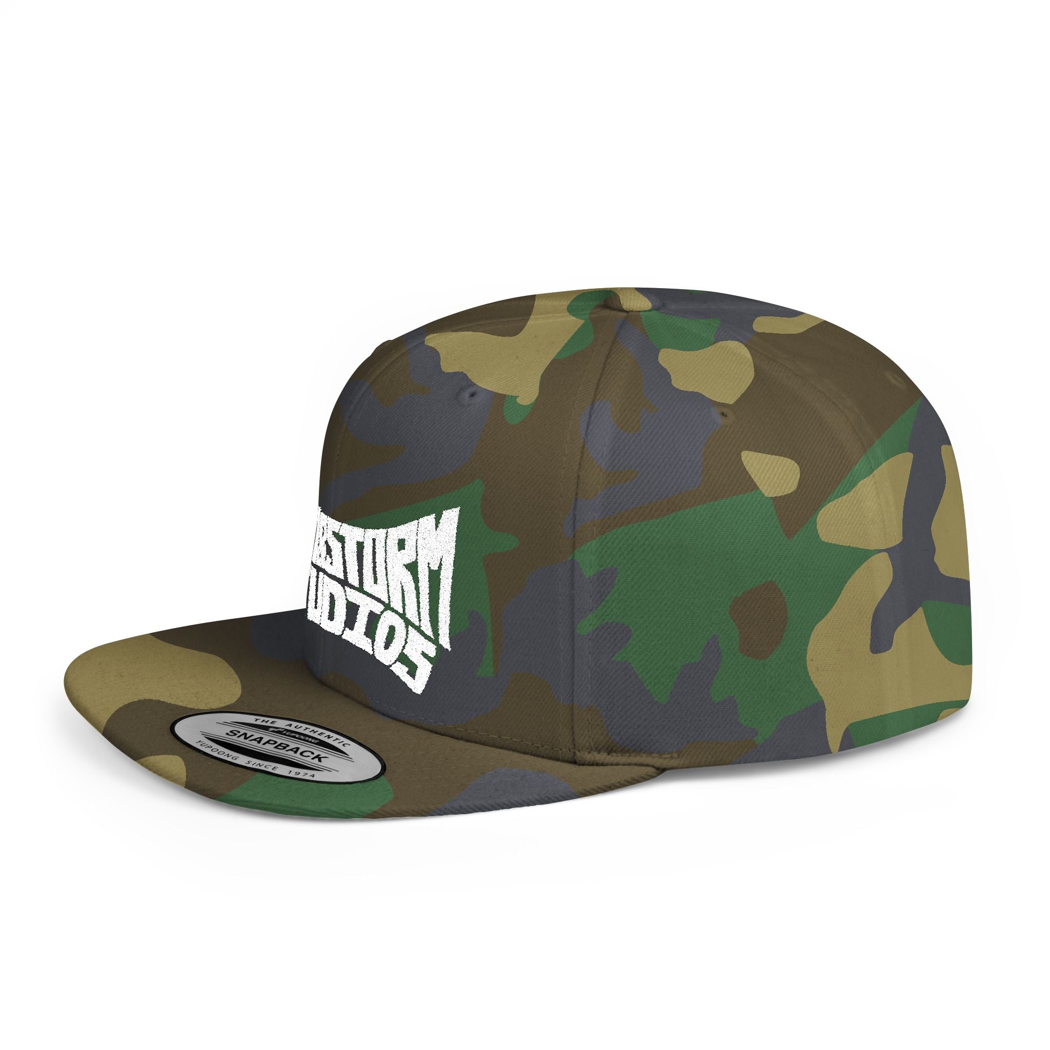 Flat Bill Snapback Alternate White