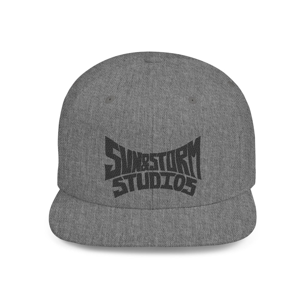 Flat Bill Snapback Alternate Black