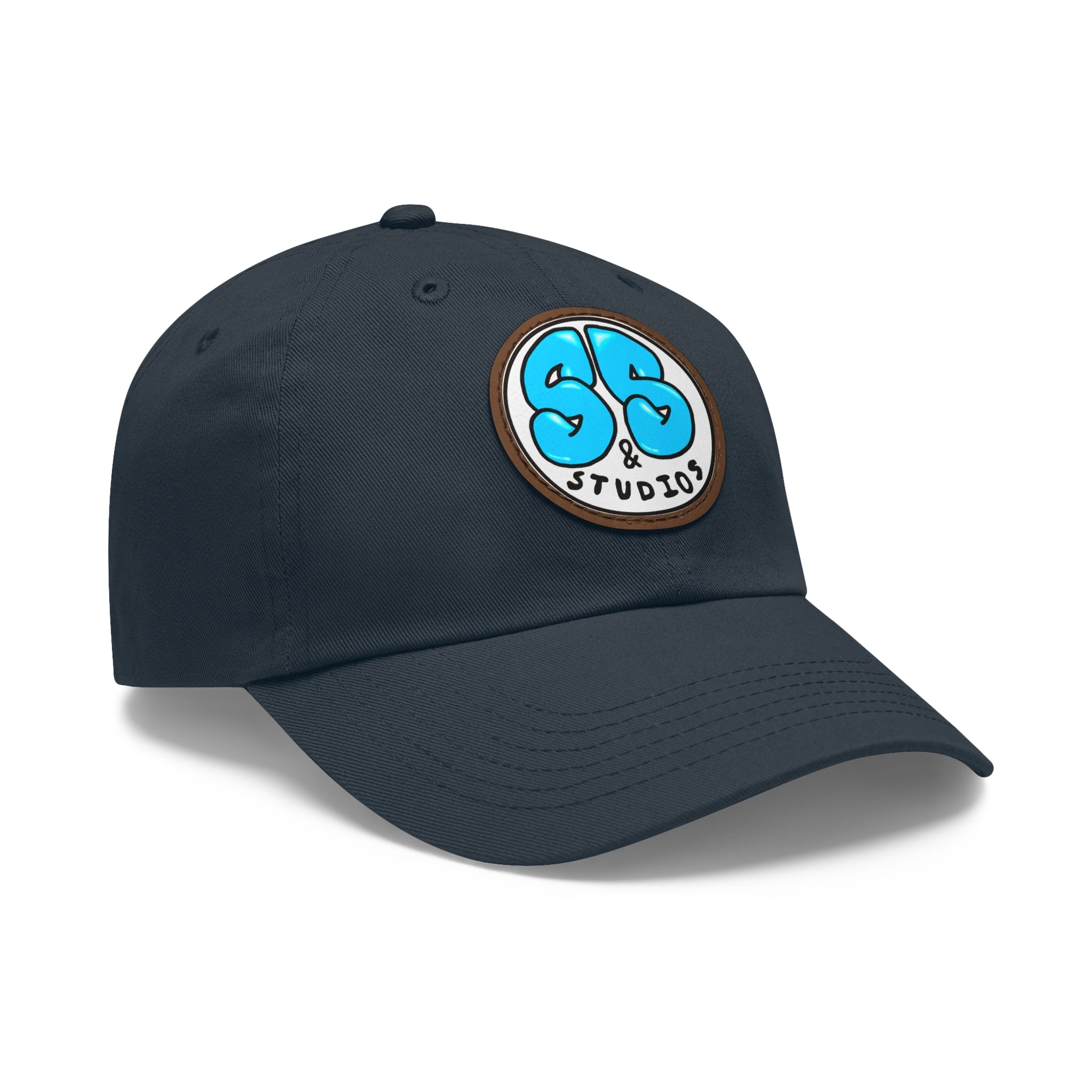 Leather Patch Logo Dad Hat