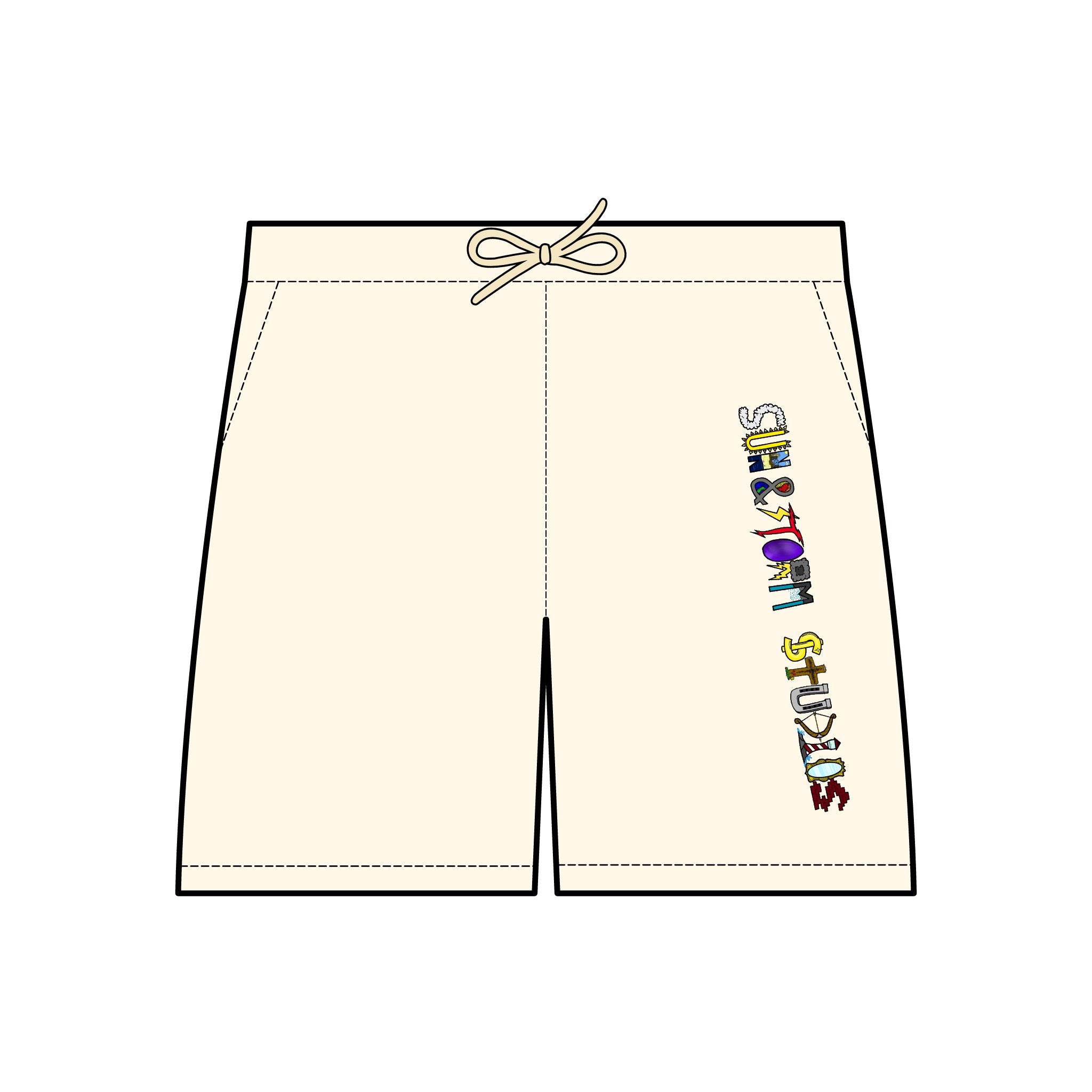 Classic Design Fleece Sweat Shorts