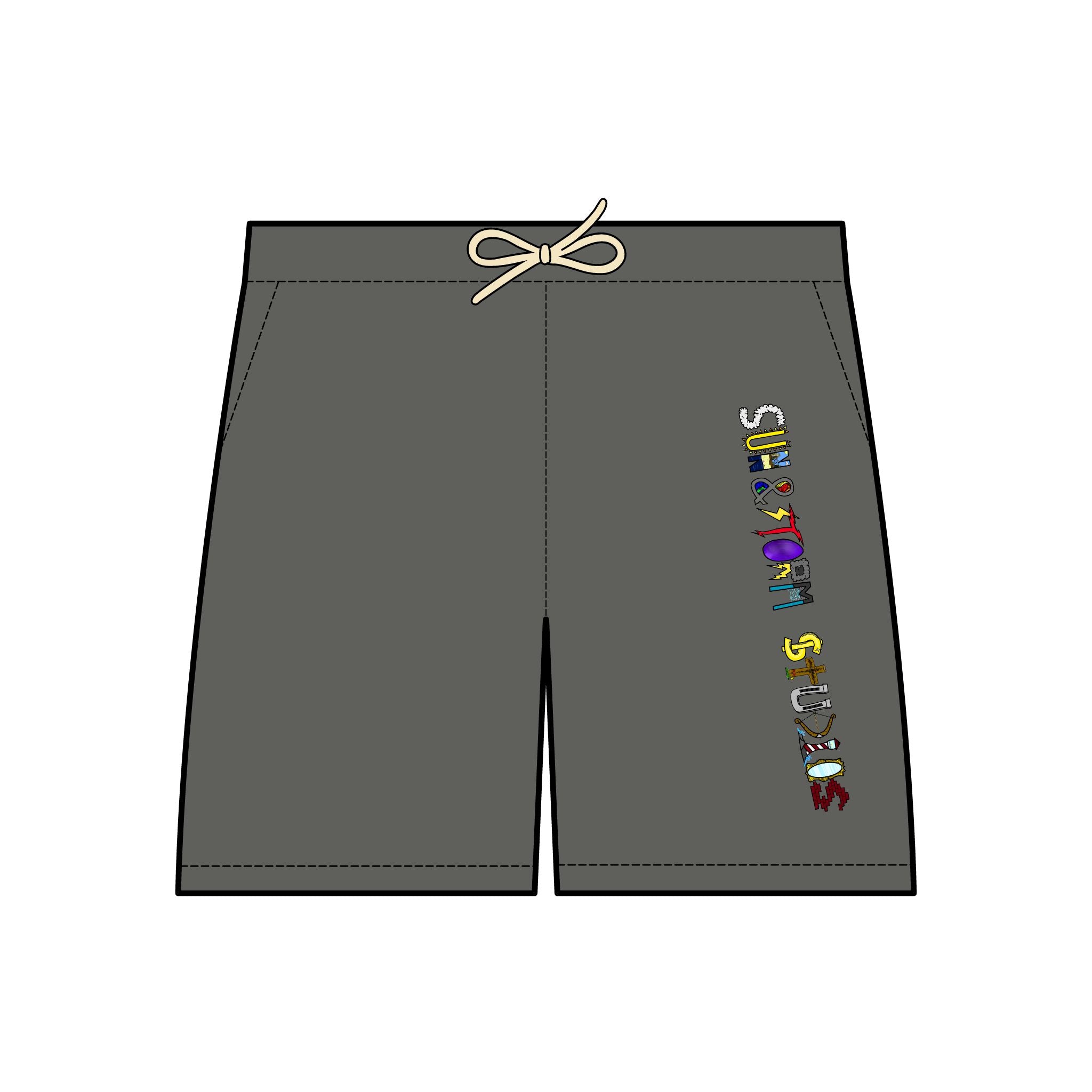 Classic Design Fleece Sweat Shorts