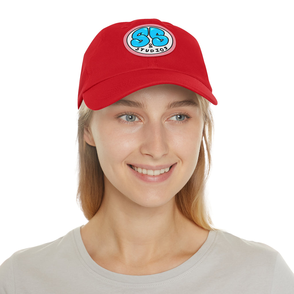 Leather Patch Logo Dad Hat