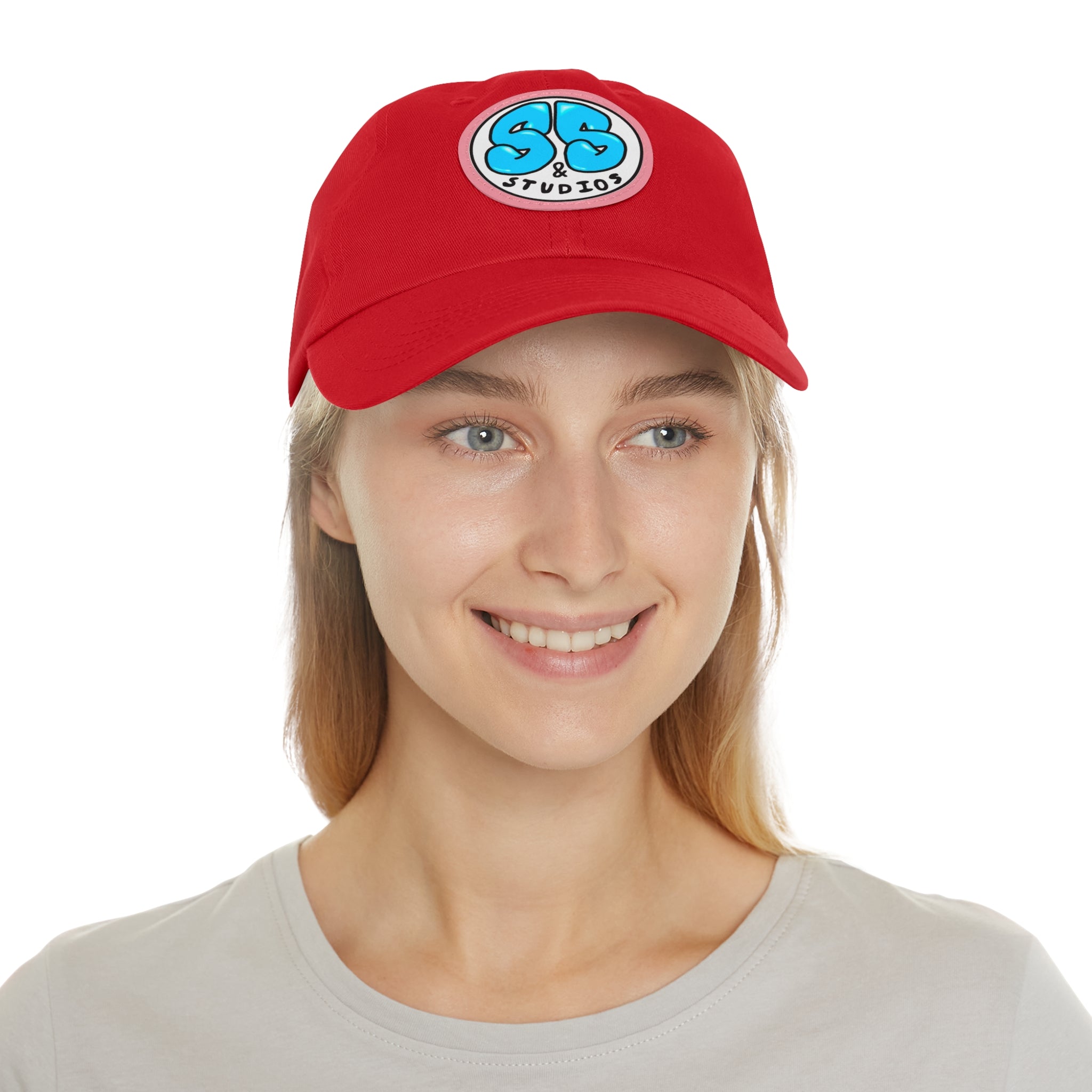 Leather Patch Logo Dad Hat