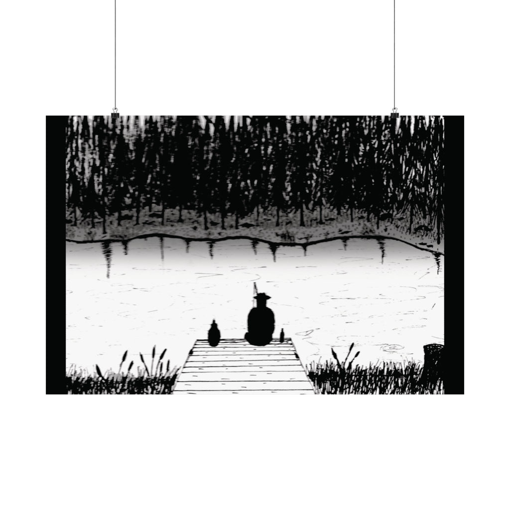 Still Waters Satin Poster